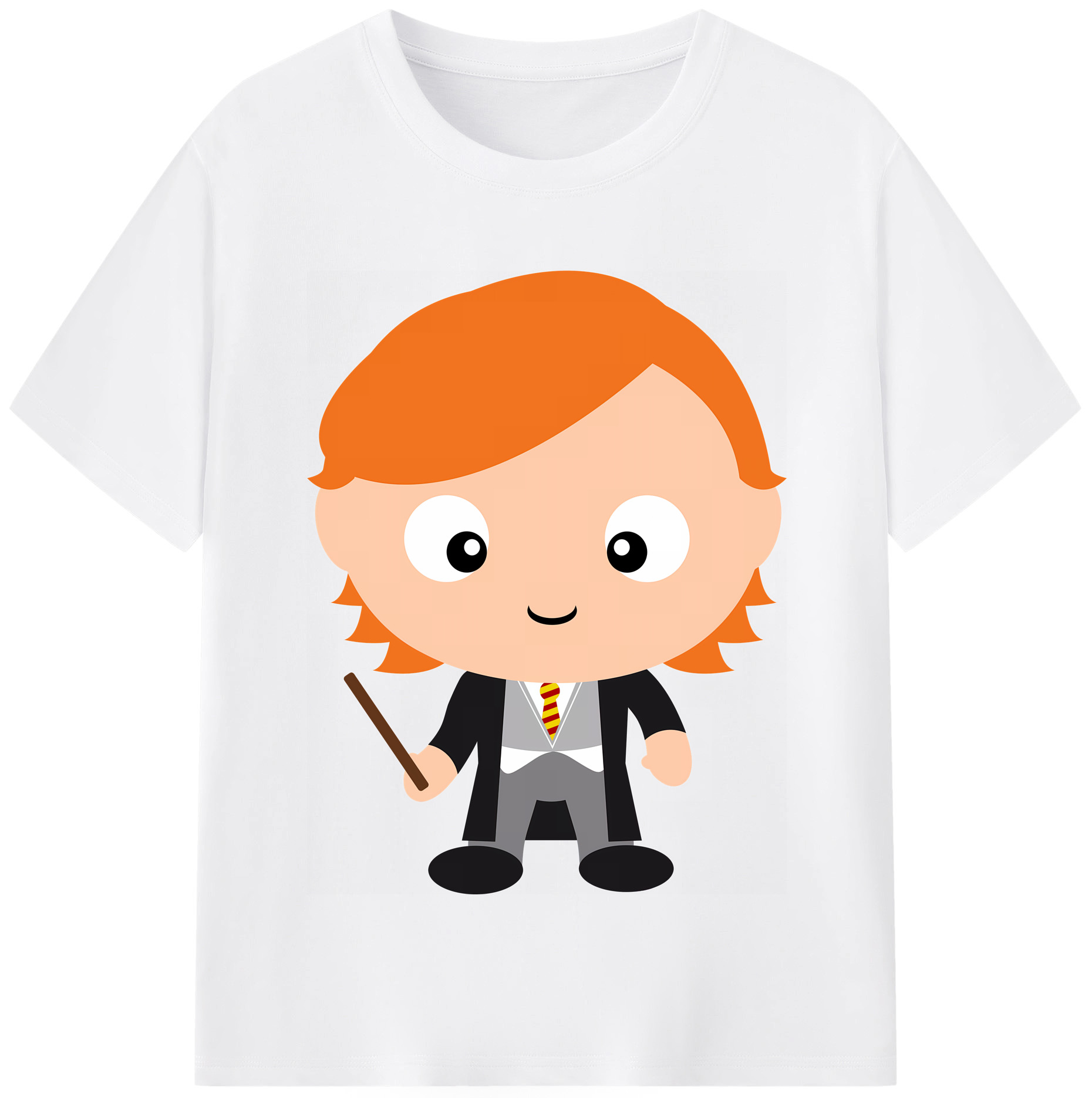（画像用） Harry Potter ハリー・ポッターシリーズ 綿100％半袖Tシャツ（フロントプリント）