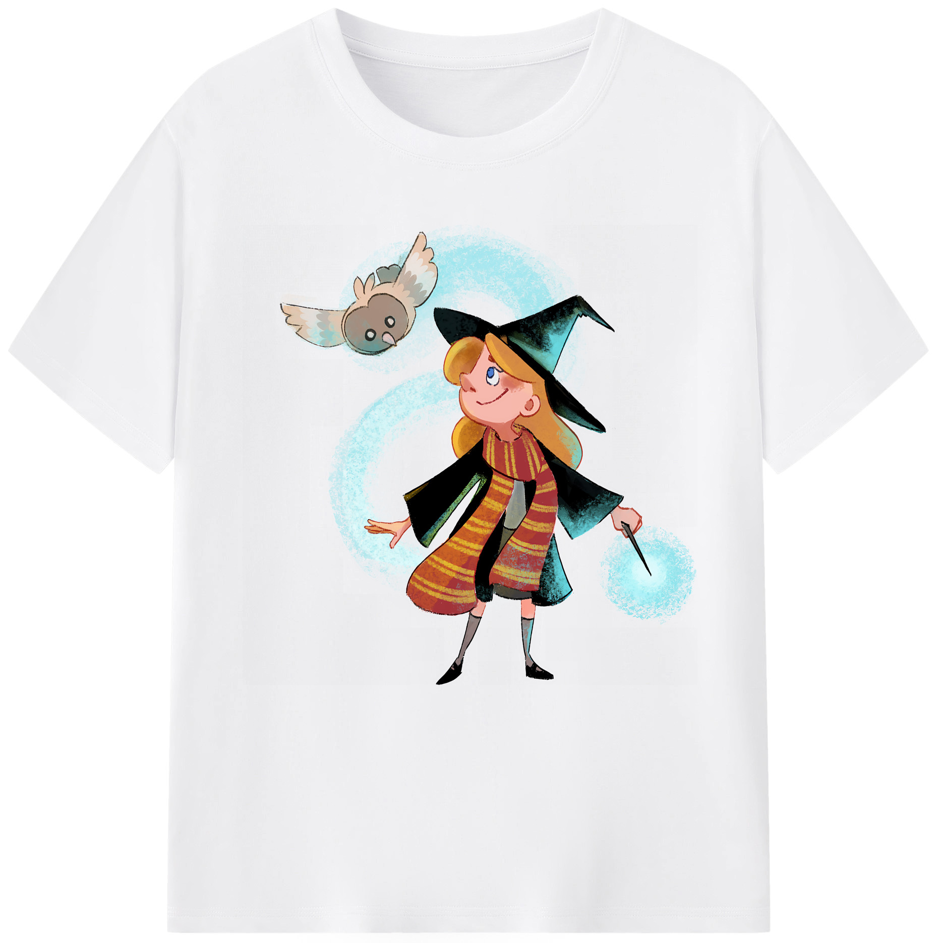 （画像用） Harry Potter ハリー・ポッターシリーズ 綿100％半袖Tシャツ（フロントプリント）