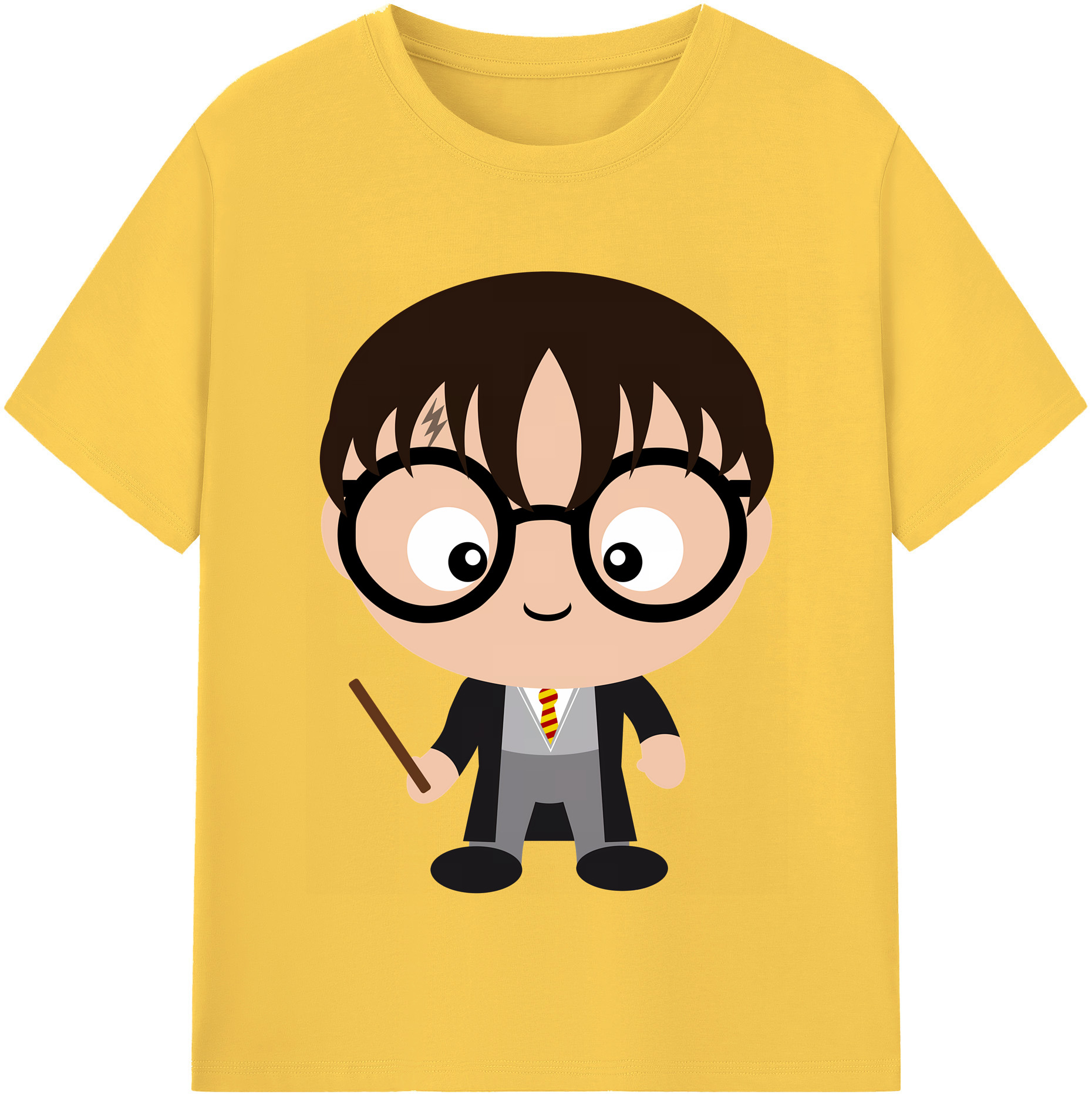 （画像用） Harry Potter ハリー・ポッターシリーズ 綿100％半袖Tシャツ（フロントプリント）