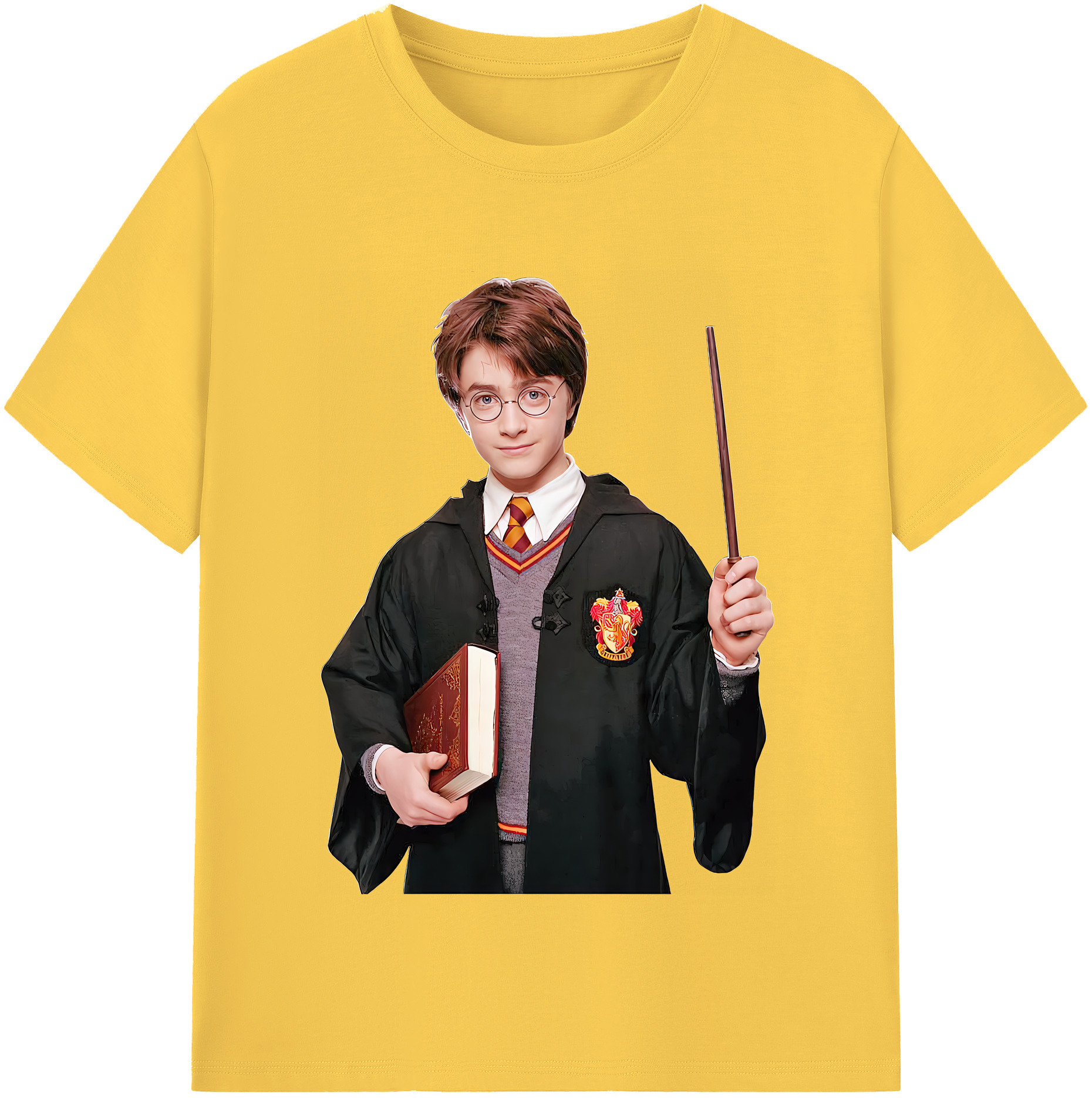 （画像用） Harry Potter ハリー・ポッターシリーズ 綿100％半袖Tシャツ（フロントプリント）