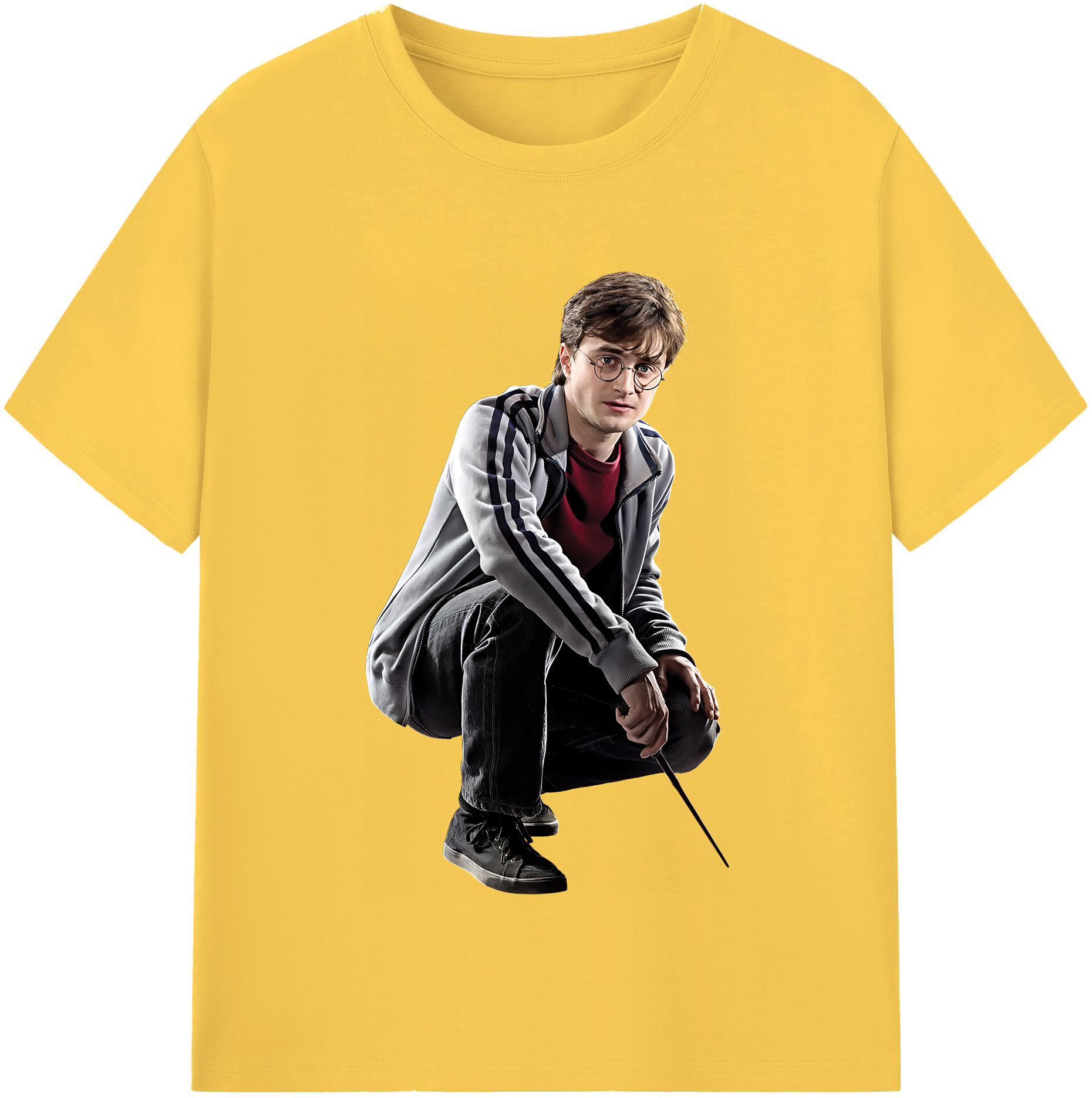 （画像用） Harry Potter ハリー・ポッターシリーズ 綿100％半袖Tシャツ（フロントプリント）