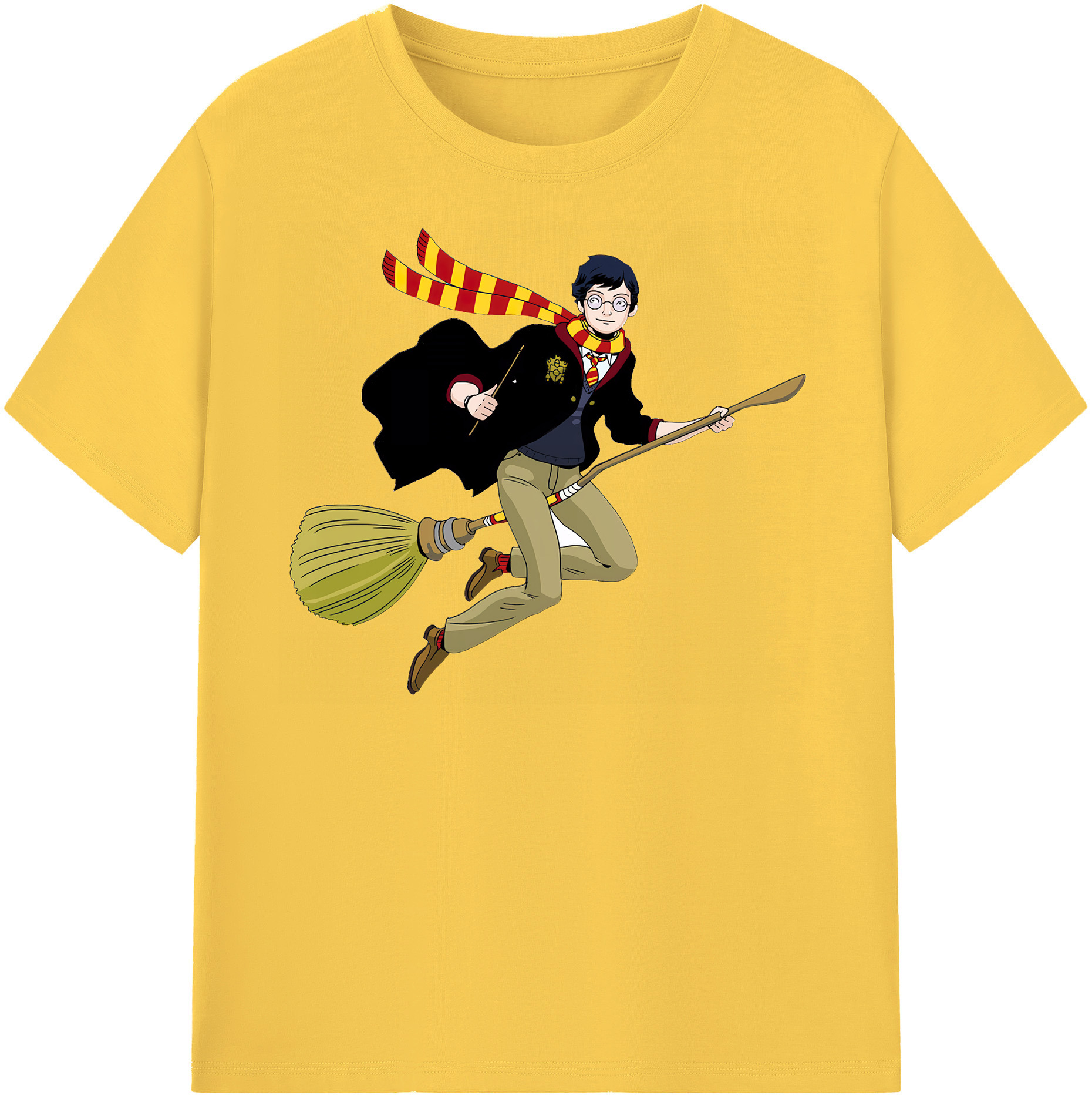 （画像用） Harry Potter ハリー・ポッターシリーズ 綿100％半袖Tシャツ（フロントプリント）