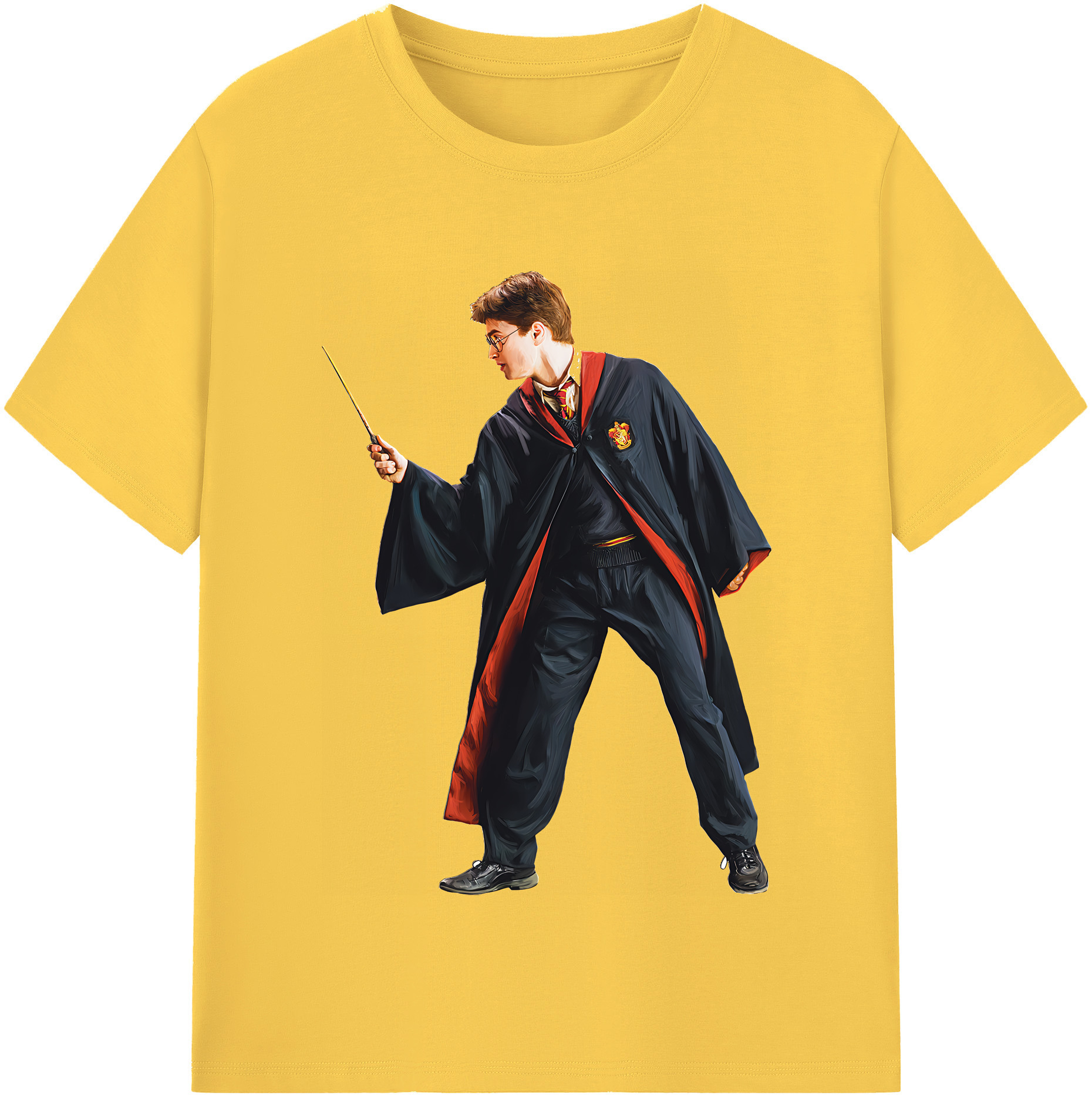 （画像用） Harry Potter ハリー・ポッターシリーズ 綿100％半袖Tシャツ（フロントプリント）