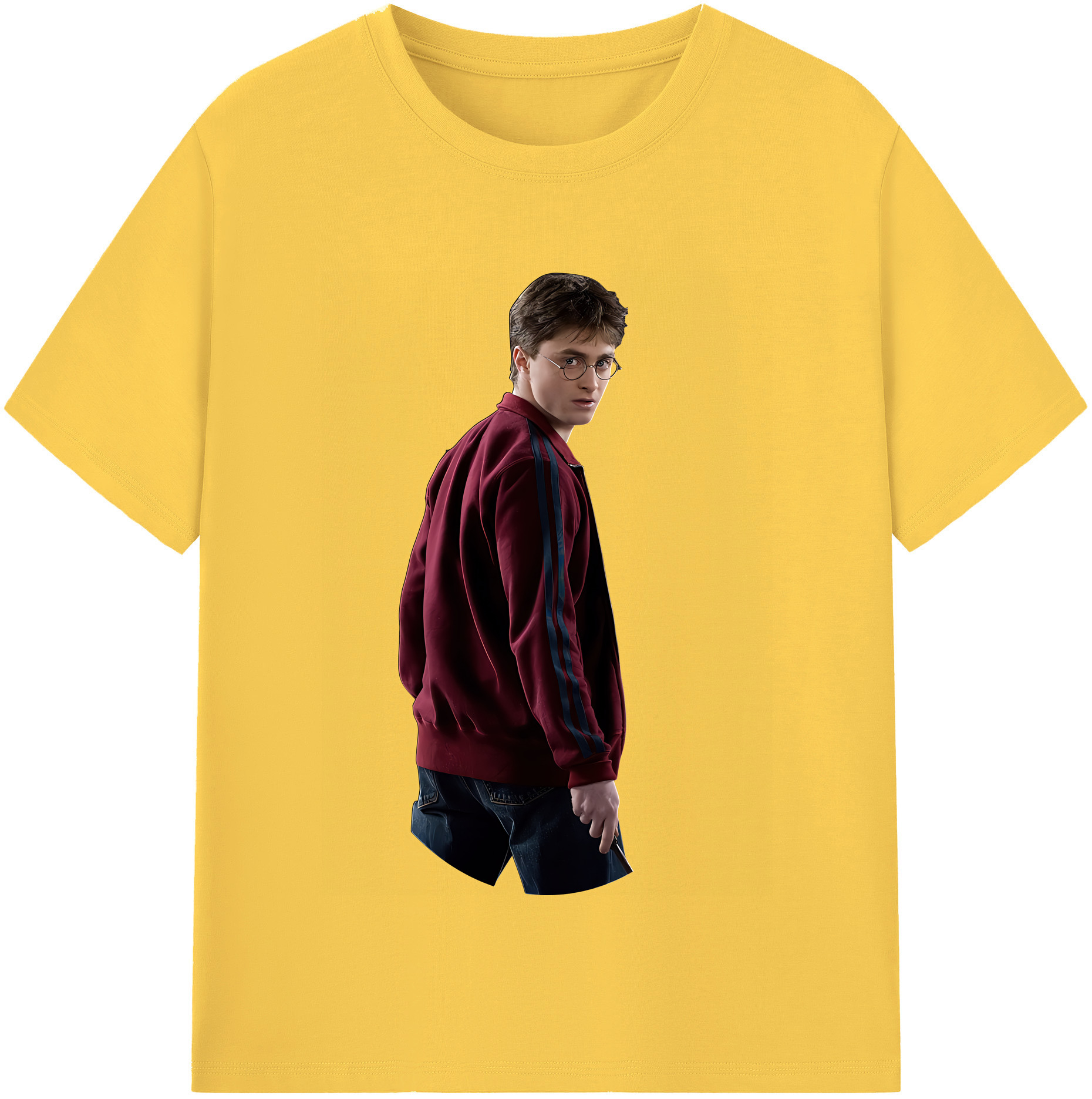 （画像用） Harry Potter ハリー・ポッターシリーズ 綿100％半袖Tシャツ（フロントプリント）