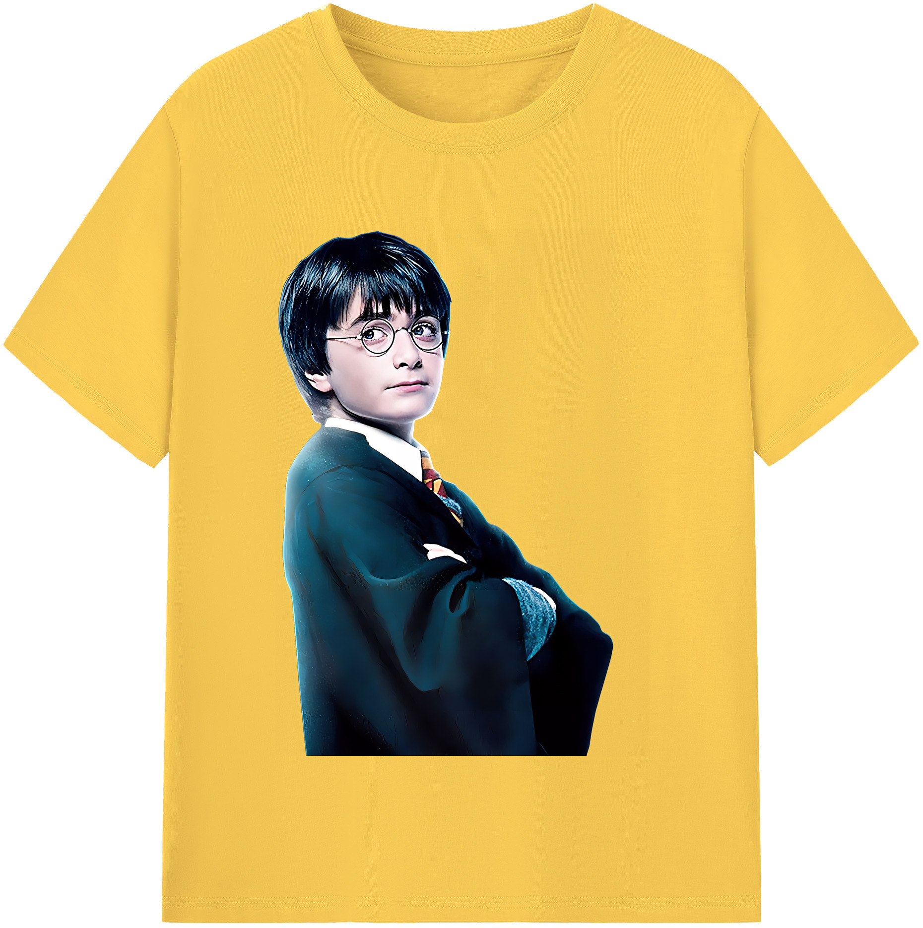 （画像用） Harry Potter ハリー・ポッターシリーズ 綿100％半袖Tシャツ（フロントプリント）