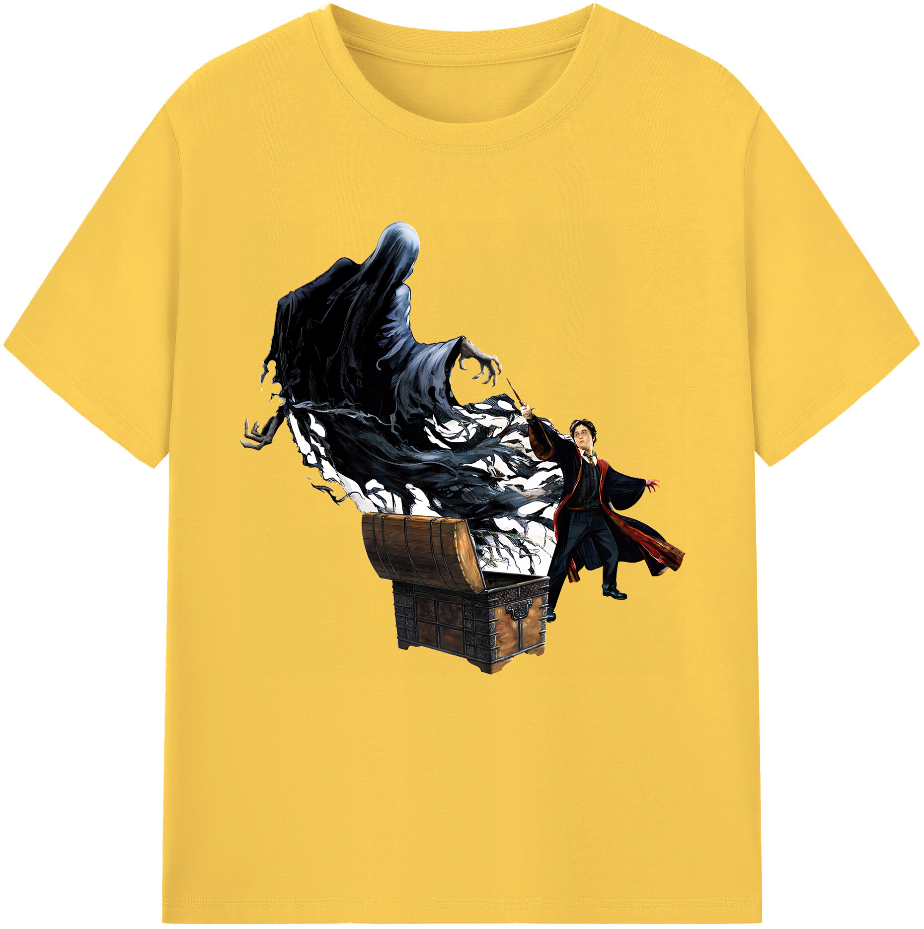 （画像用） Harry Potter ハリー・ポッターシリーズ 綿100％半袖Tシャツ（フロントプリント）