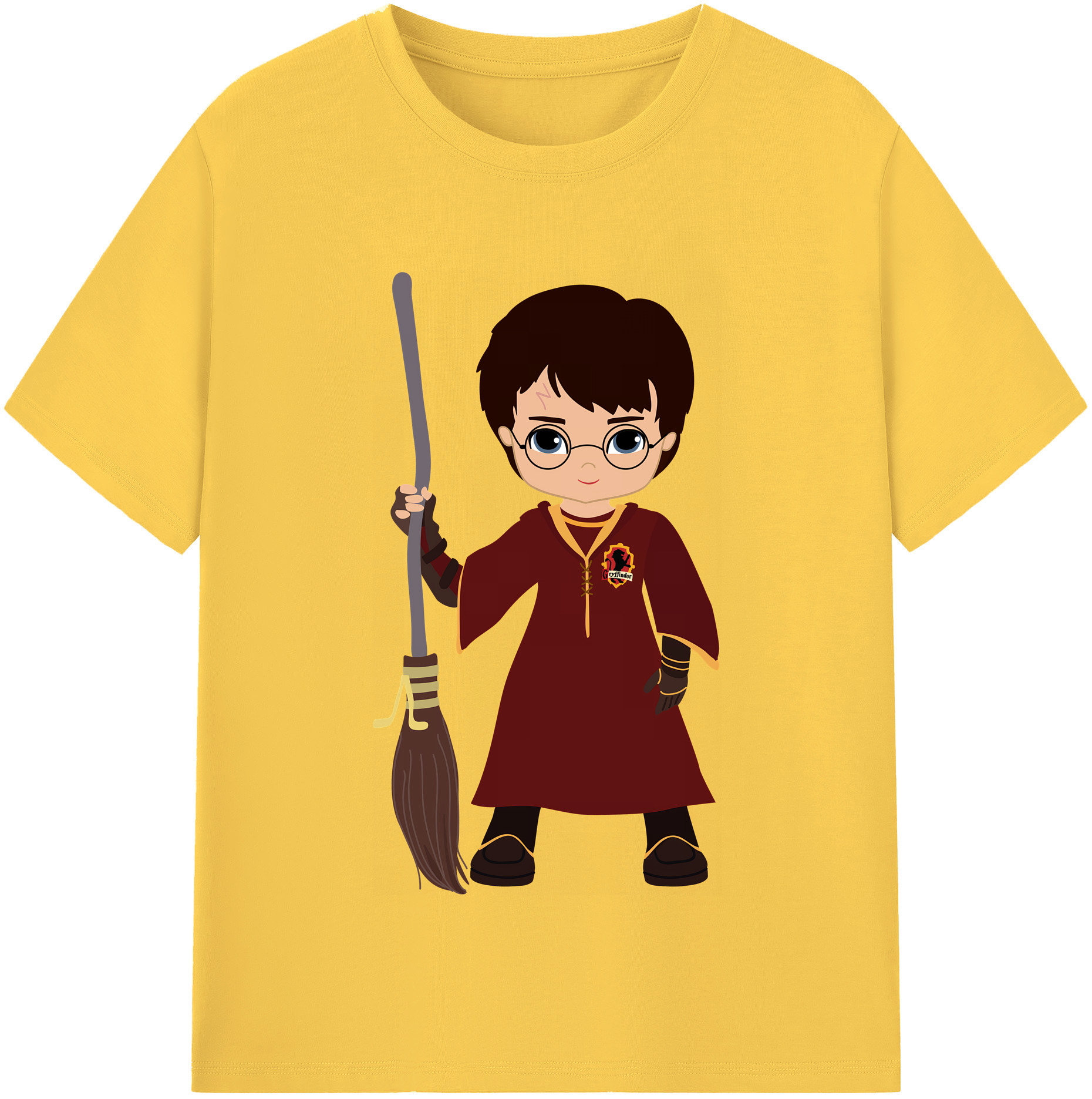 （画像用） Harry Potter ハリー・ポッターシリーズ 綿100％半袖Tシャツ（フロントプリント）