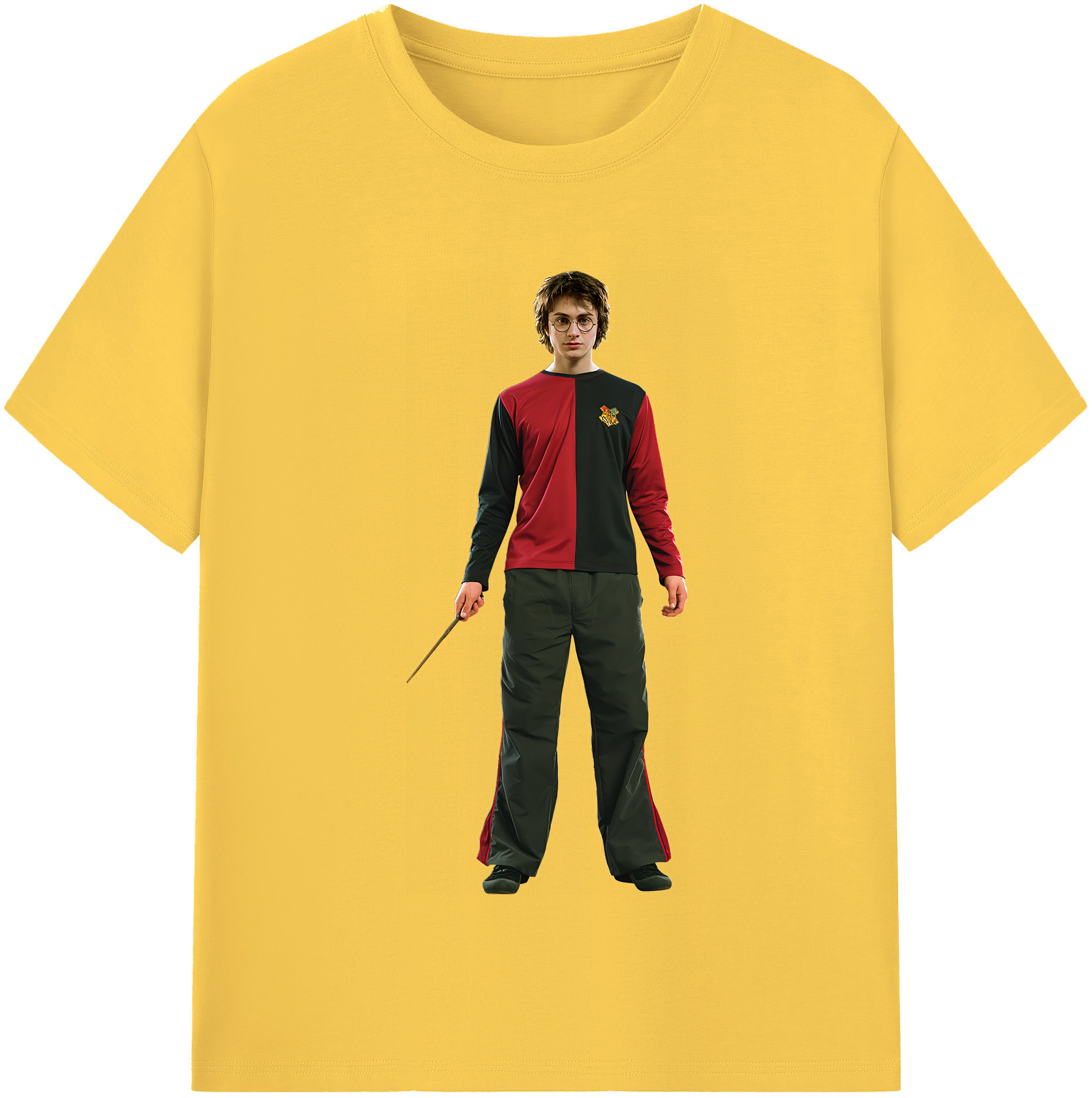 （画像用） Harry Potter ハリー・ポッターシリーズ 綿100％半袖Tシャツ（フロントプリント）