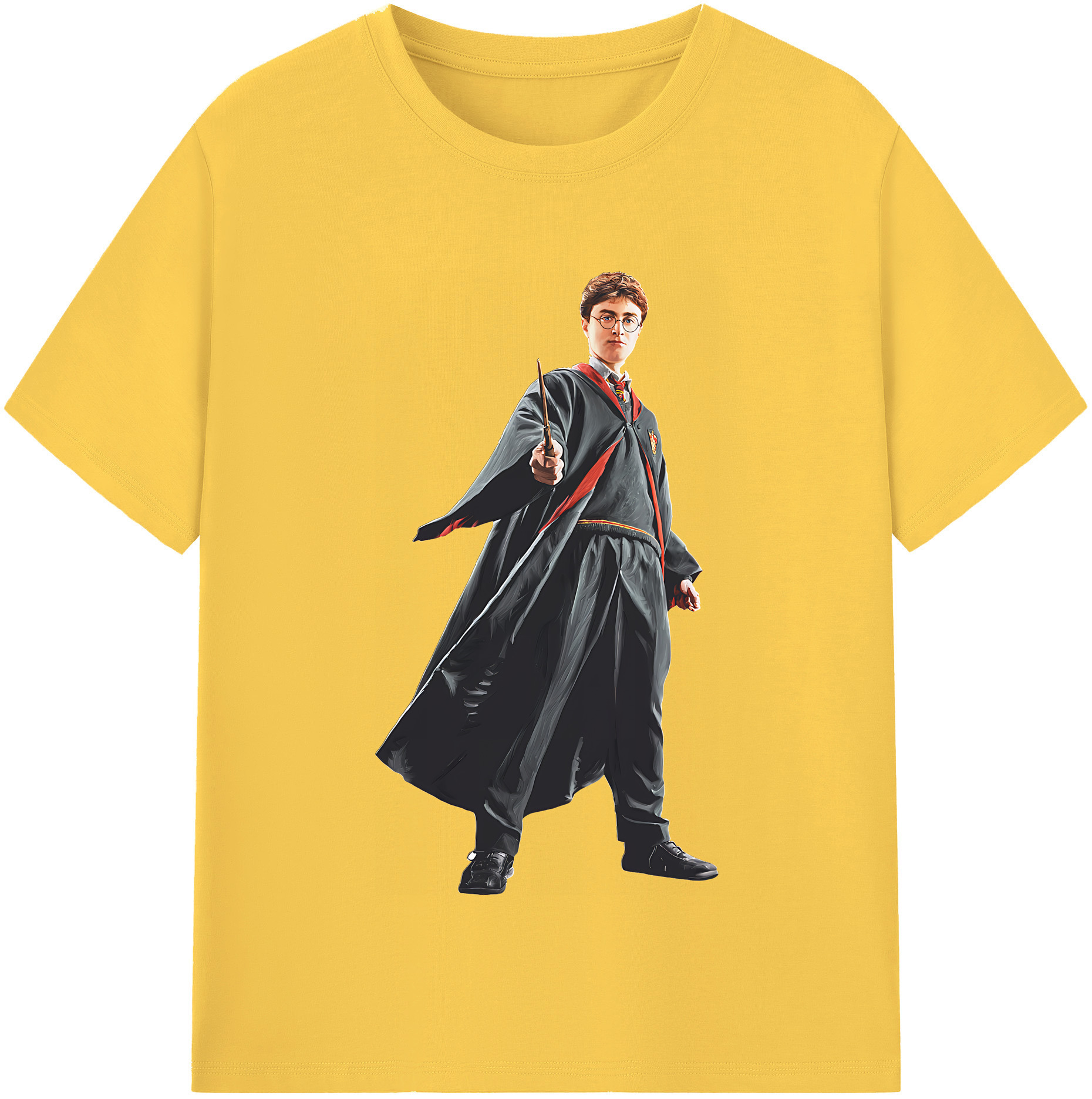 （画像用） Harry Potter ハリー・ポッターシリーズ 綿100％半袖Tシャツ（フロントプリント）