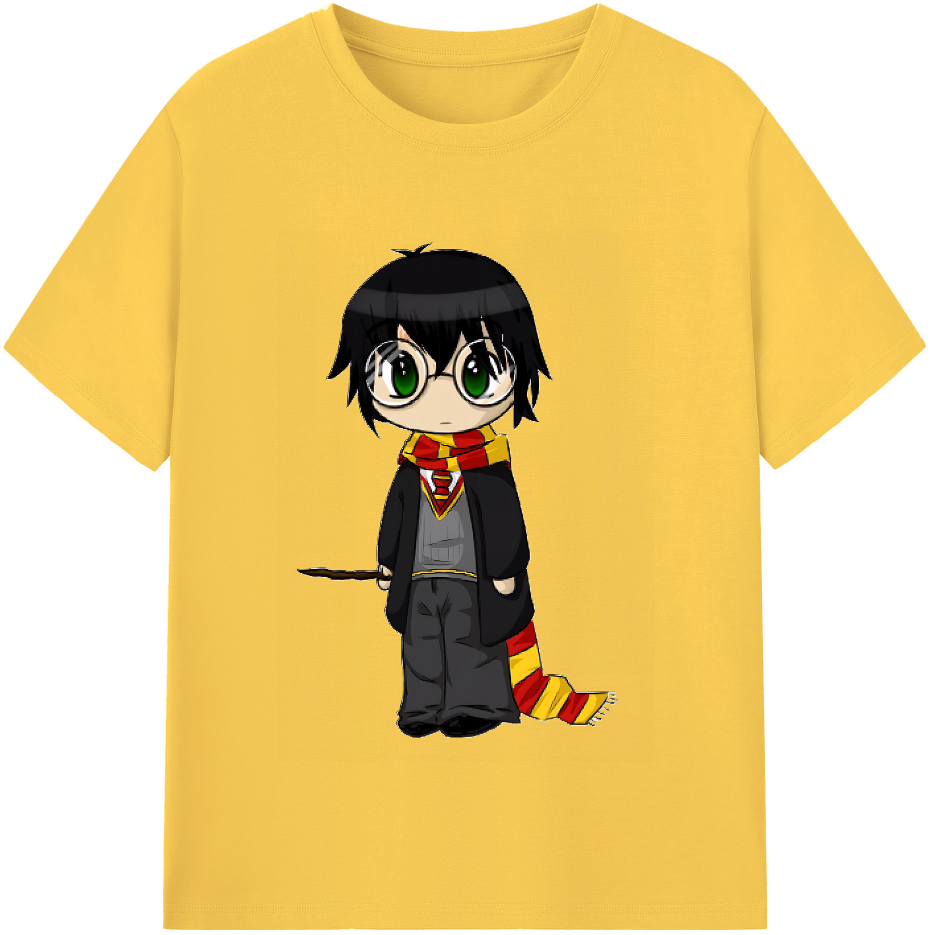 （画像用） Harry Potter ハリー・ポッターシリーズ 綿100％半袖Tシャツ（フロントプリント）