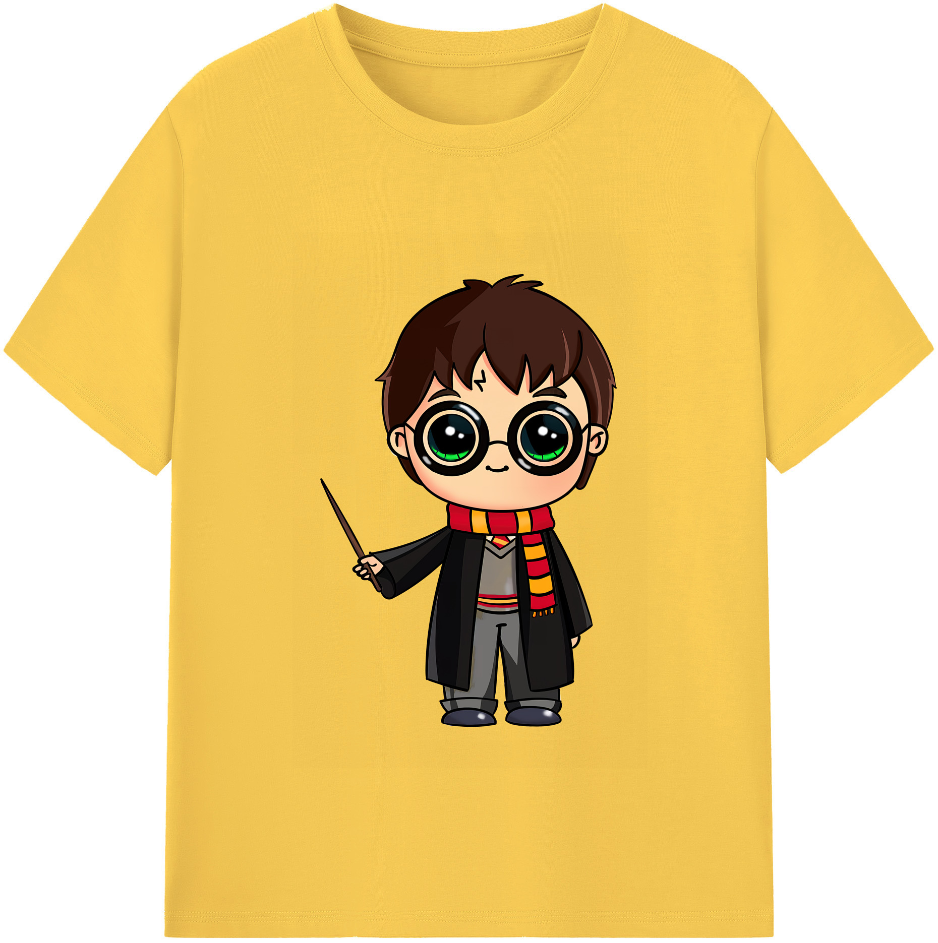 （画像用） Harry Potter ハリー・ポッターシリーズ 綿100％半袖Tシャツ（フロントプリント）