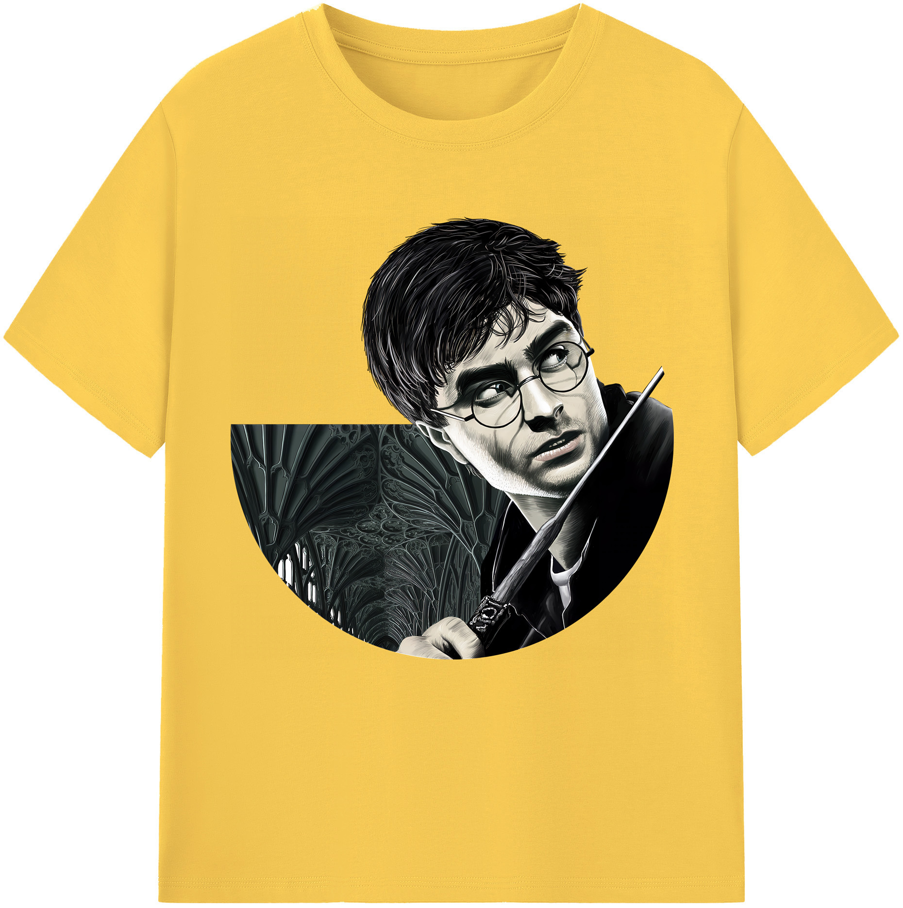 （画像用） Harry Potter ハリー・ポッターシリーズ 綿100％半袖Tシャツ（フロントプリント）