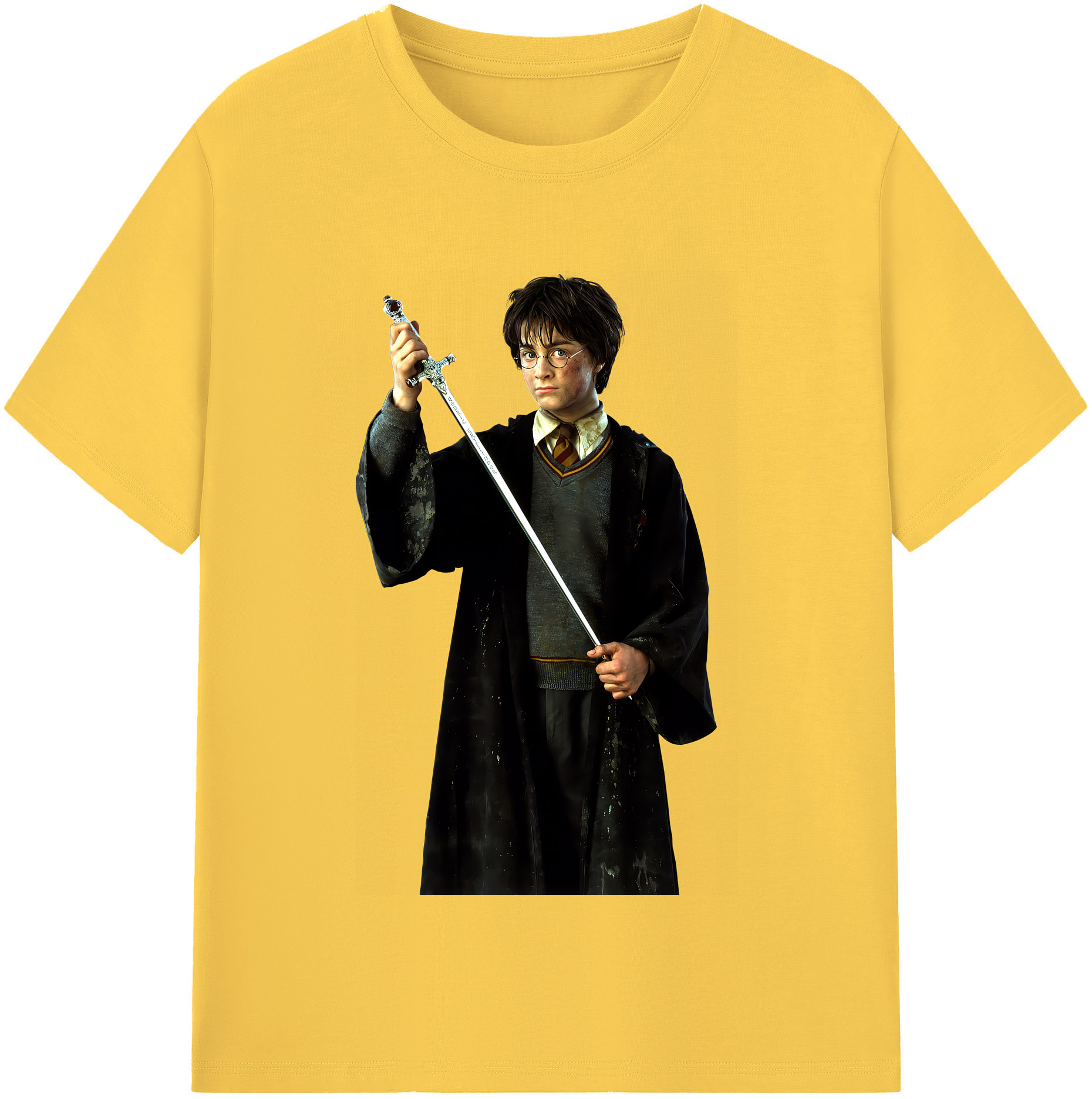 （画像用） Harry Potter ハリー・ポッターシリーズ 綿100％半袖Tシャツ（フロントプリント）