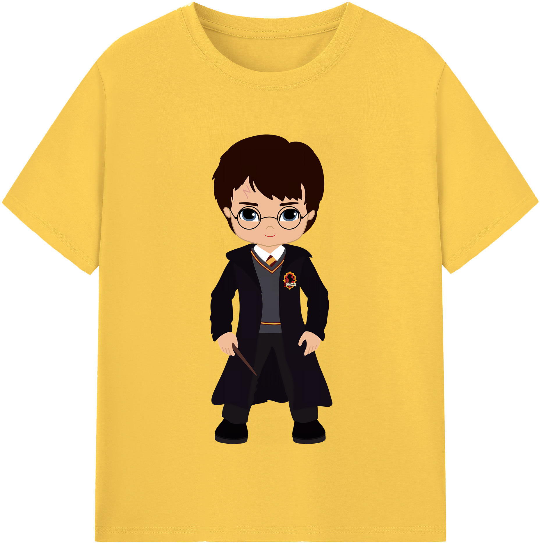 （画像用） Harry Potter ハリー・ポッターシリーズ 綿100％半袖Tシャツ（フロントプリント）