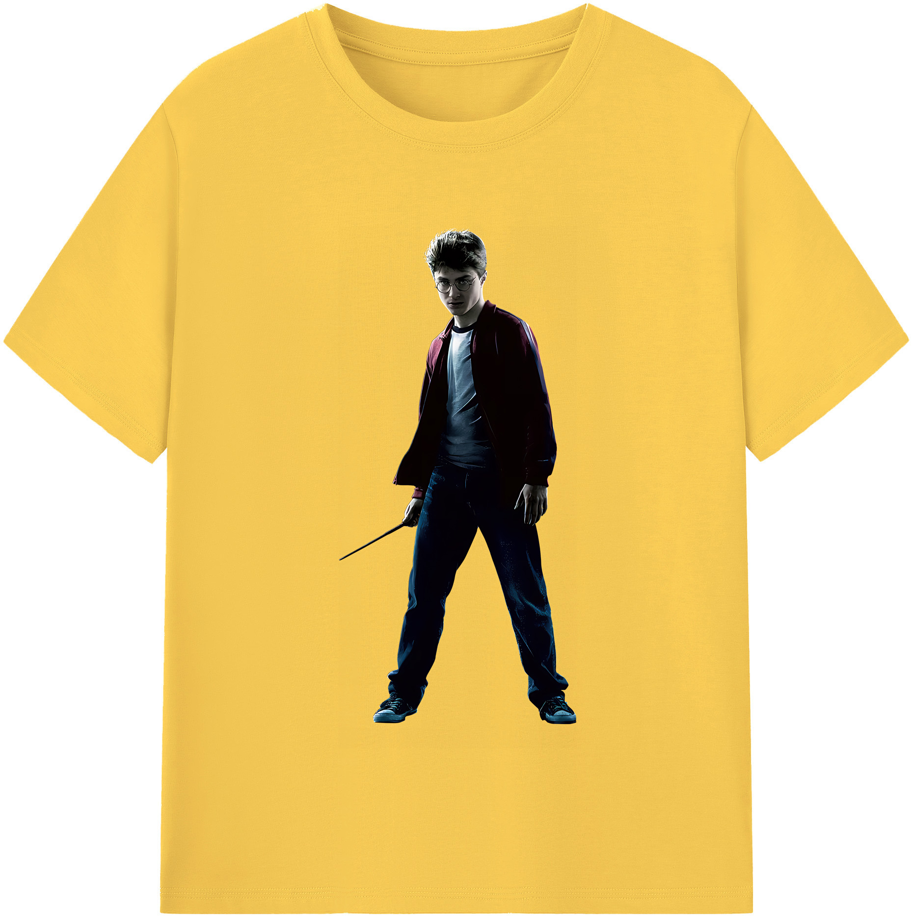 （画像用） Harry Potter ハリー・ポッターシリーズ 綿100％半袖Tシャツ（フロントプリント）
