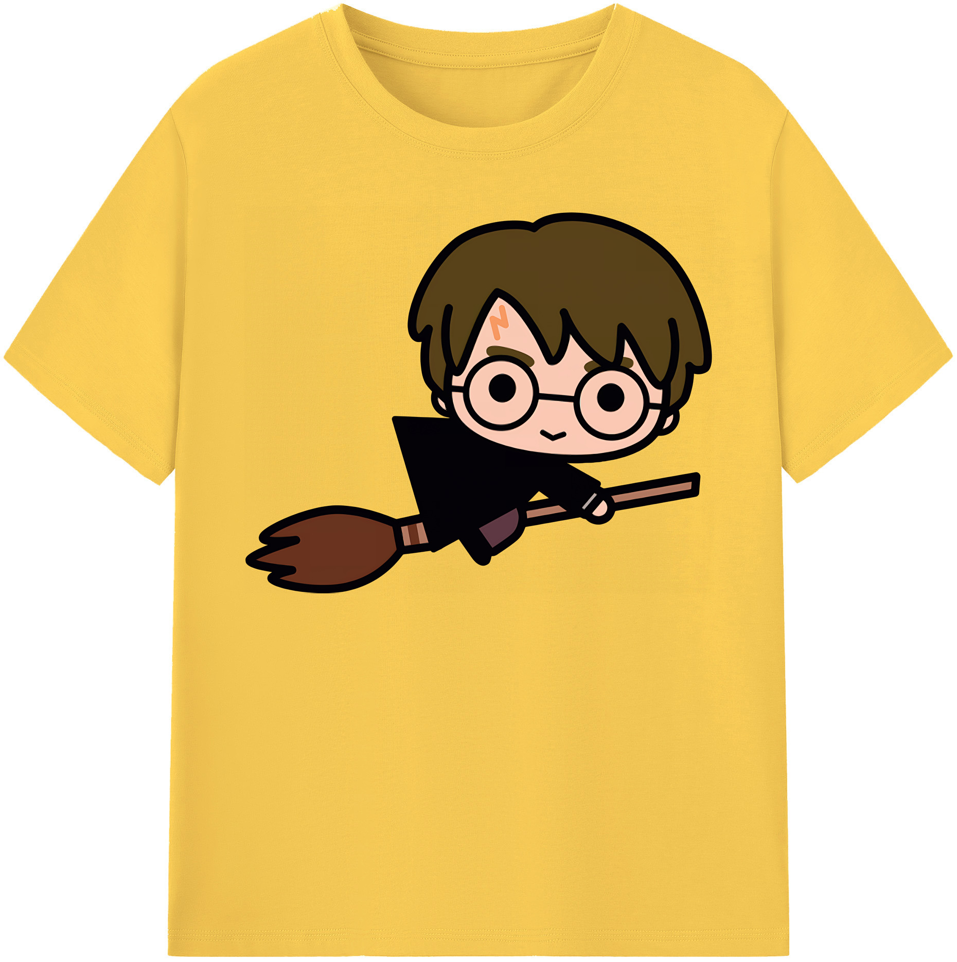 （画像用） Harry Potter ハリー・ポッターシリーズ 綿100％半袖Tシャツ（フロントプリント）