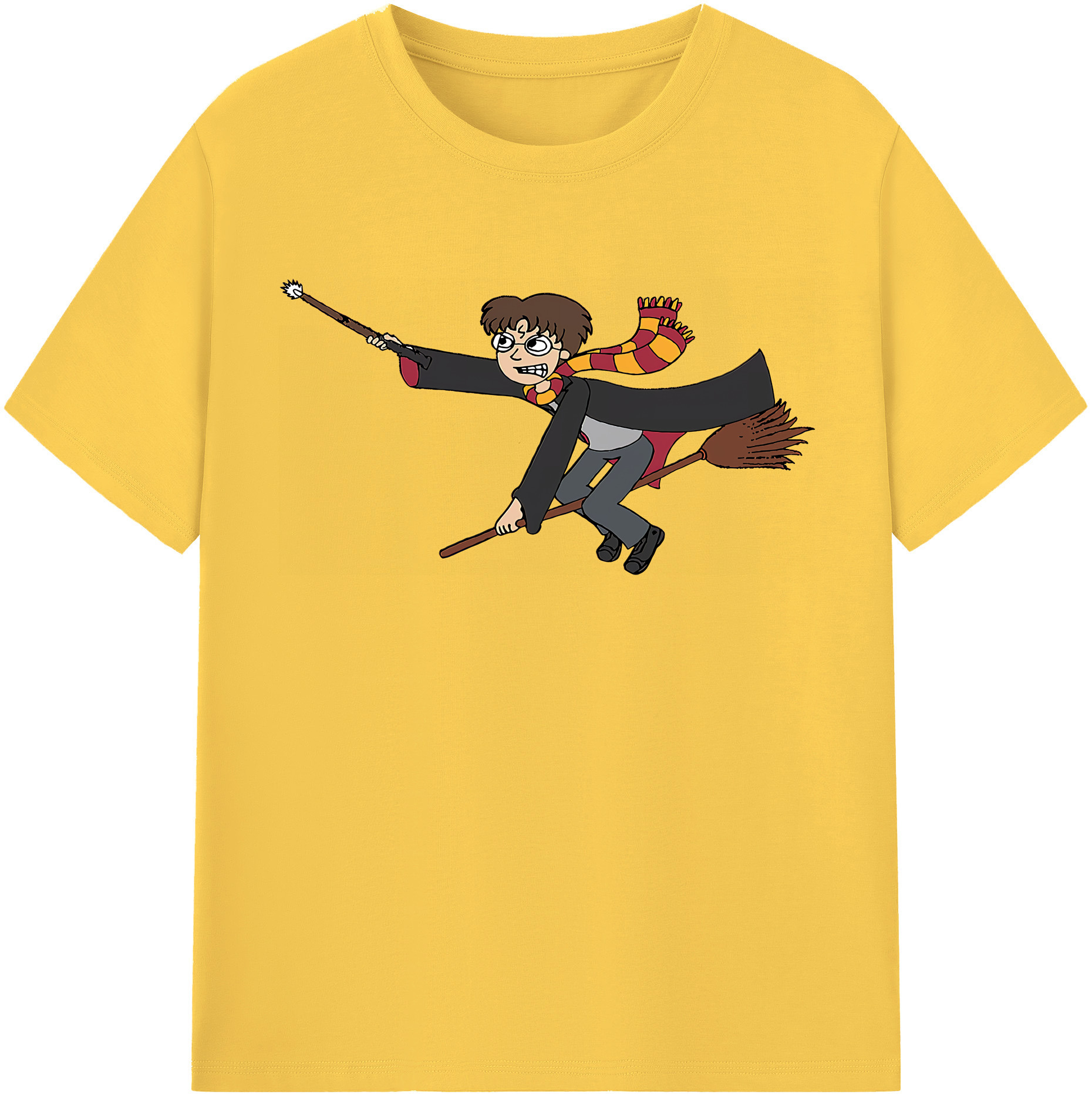 （画像用） Harry Potter ハリー・ポッターシリーズ 綿100％半袖Tシャツ（フロントプリント）