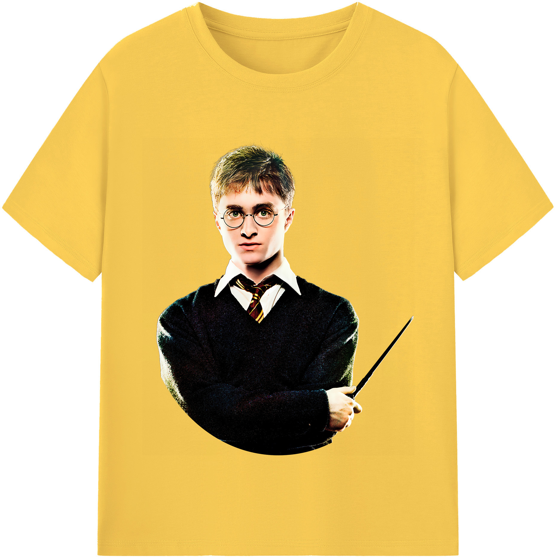 （画像用） Harry Potter ハリー・ポッターシリーズ 綿100％半袖Tシャツ（フロントプリント）
