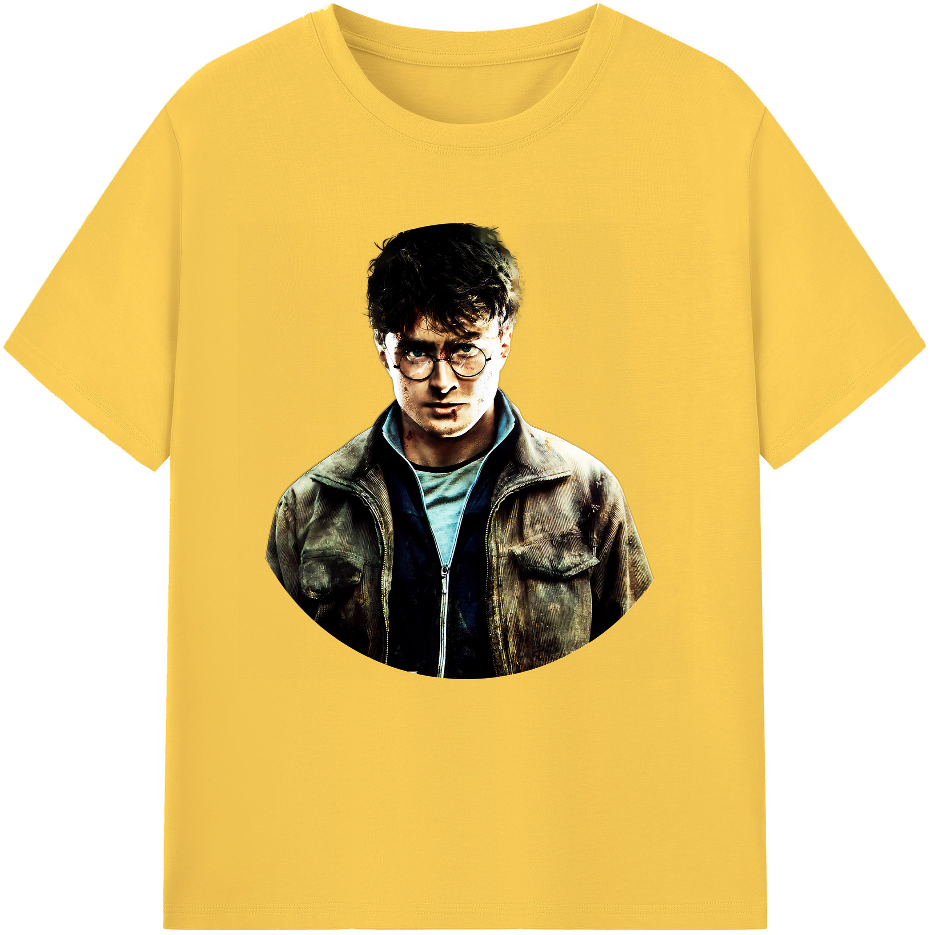 （画像用） Harry Potter ハリー・ポッターシリーズ 綿100％半袖Tシャツ（フロントプリント）
