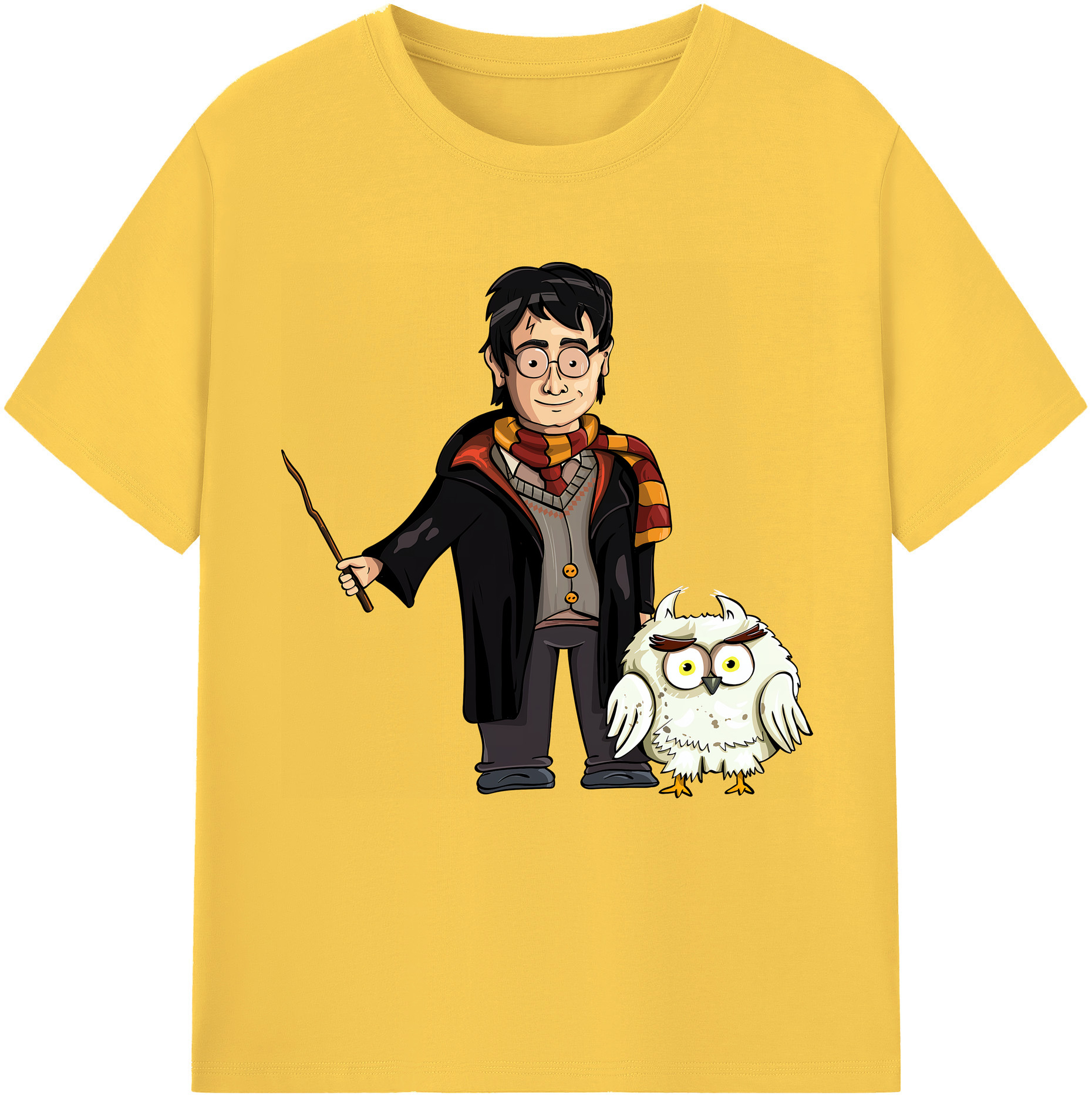 （画像用） Harry Potter ハリー・ポッターシリーズ 綿100％半袖Tシャツ（フロントプリント）