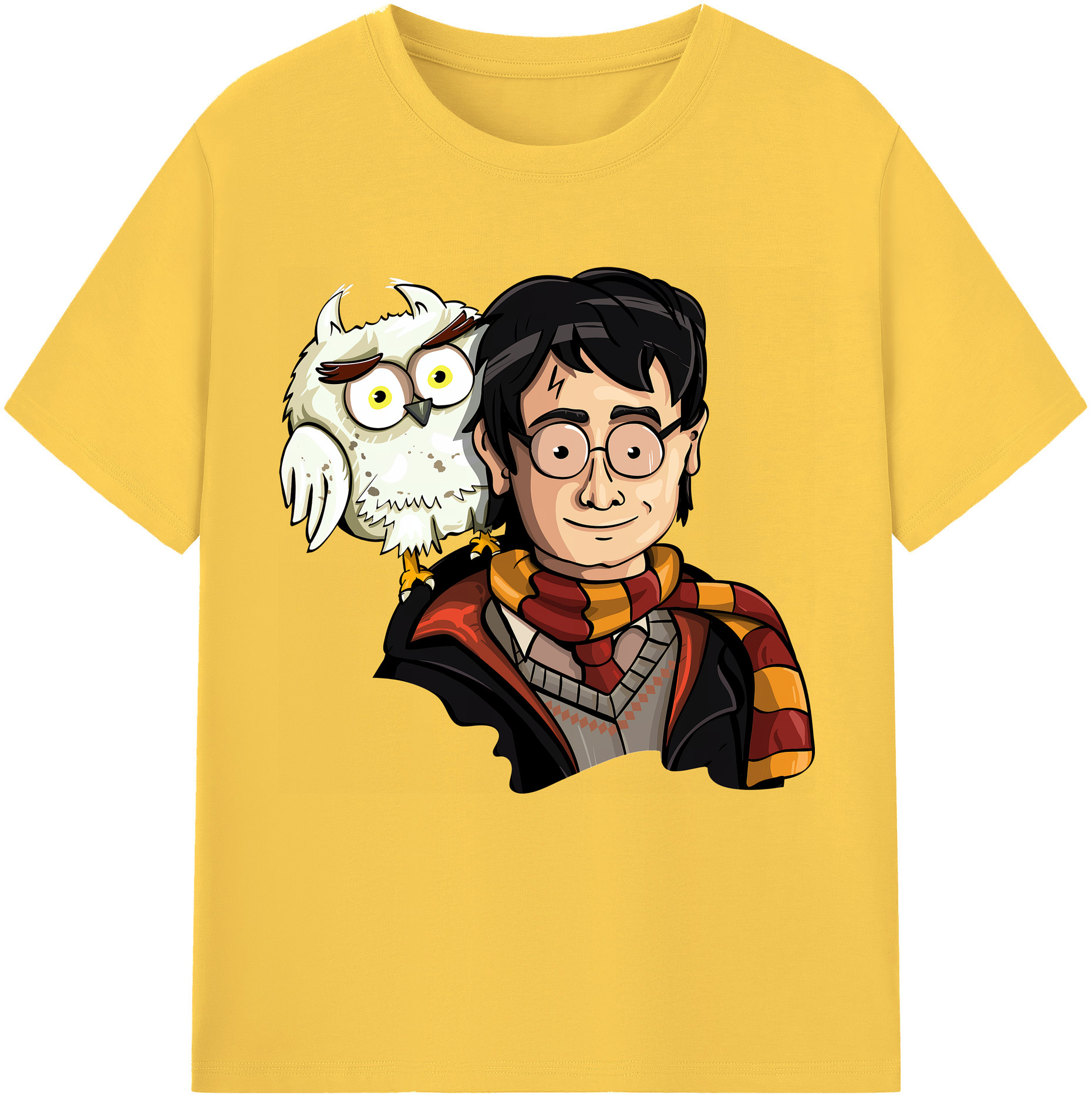 （画像用） Harry Potter ハリー・ポッターシリーズ 綿100％半袖Tシャツ（フロントプリント）