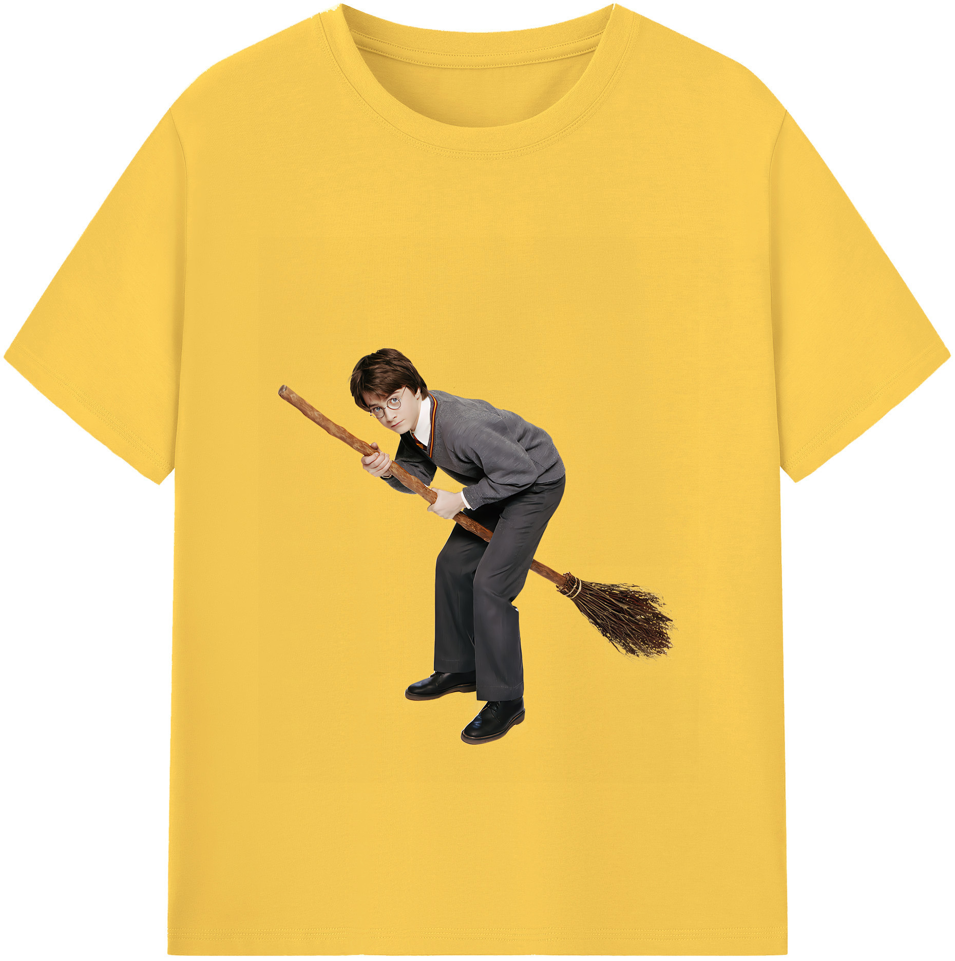 （画像用） Harry Potter ハリー・ポッターシリーズ 綿100％半袖Tシャツ（フロントプリント）