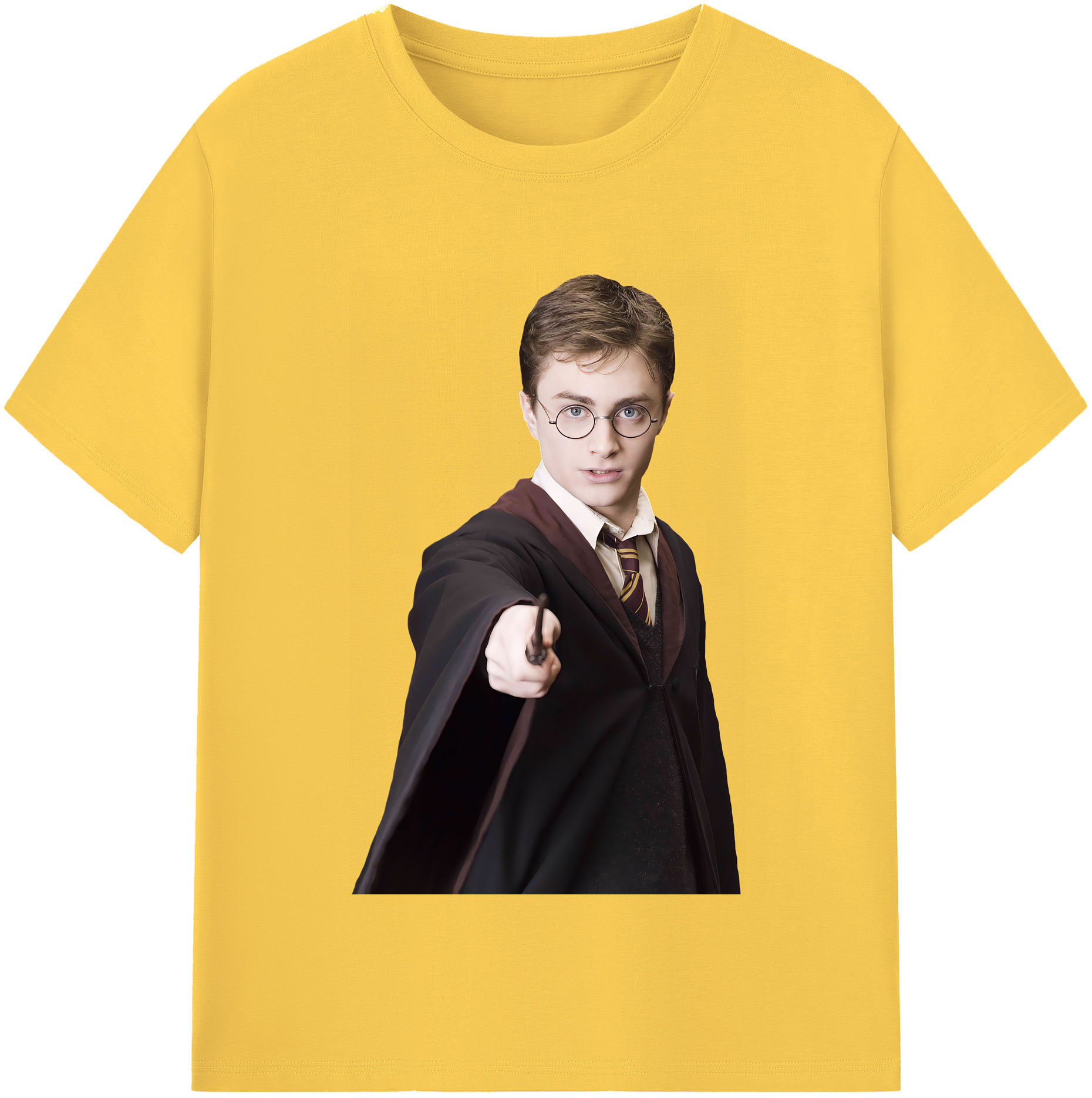 （画像用） Harry Potter ハリー・ポッターシリーズ 綿100％半袖Tシャツ（フロントプリント）