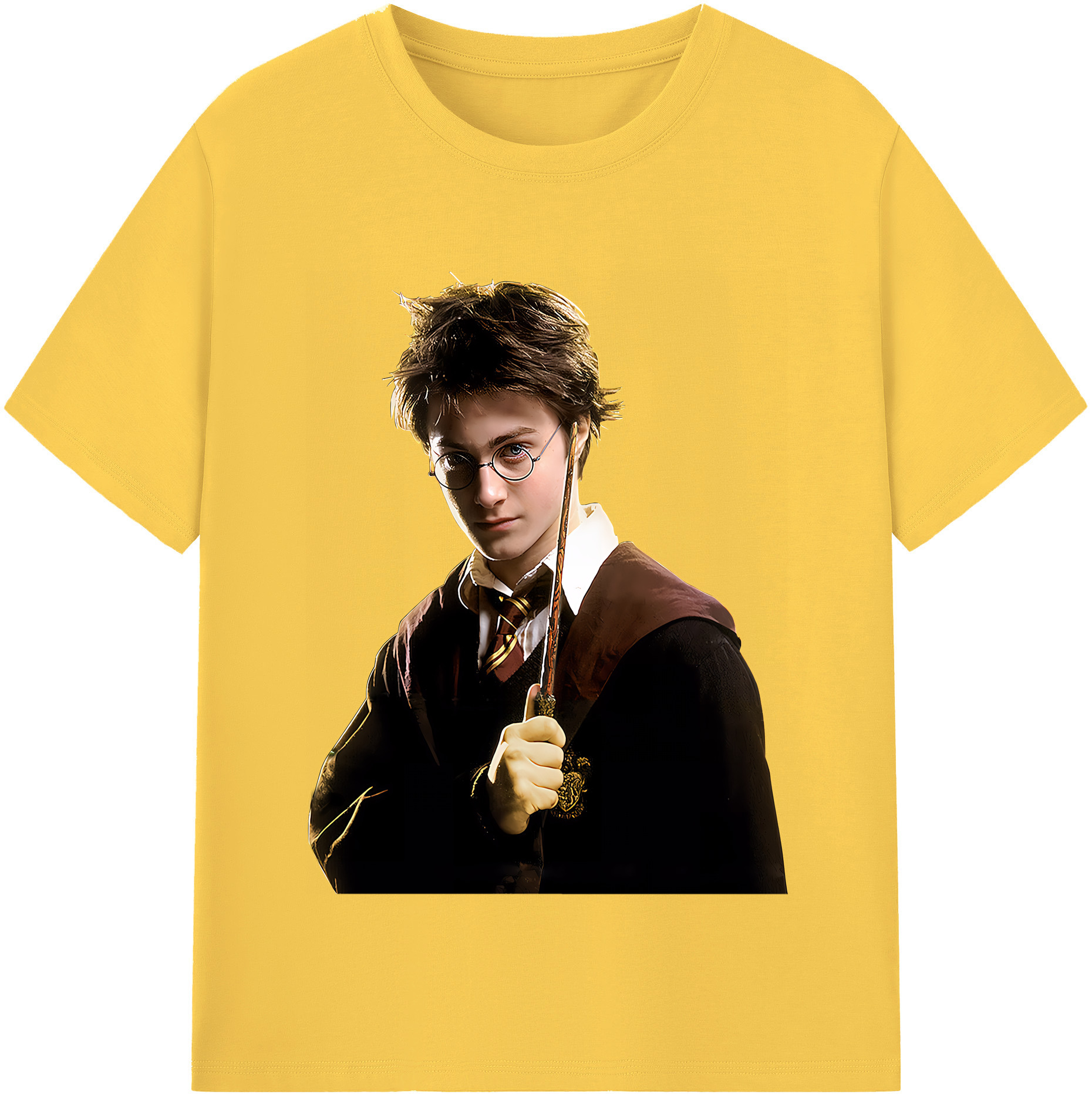 （画像用） Harry Potter ハリー・ポッターシリーズ 綿100％半袖Tシャツ（フロントプリント）
