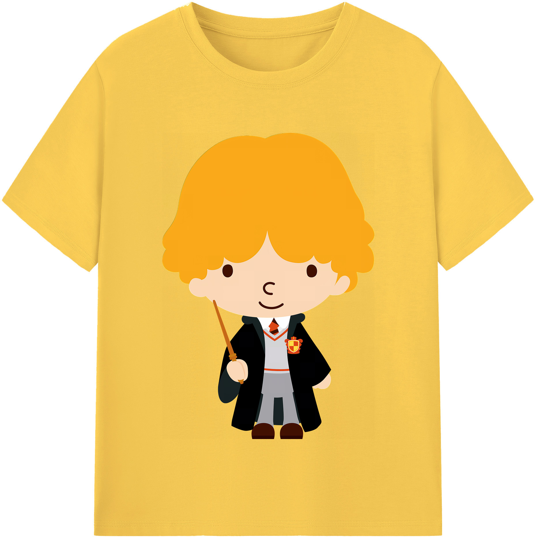 （画像用） Harry Potter ハリー・ポッターシリーズ 綿100％半袖Tシャツ（フロントプリント）