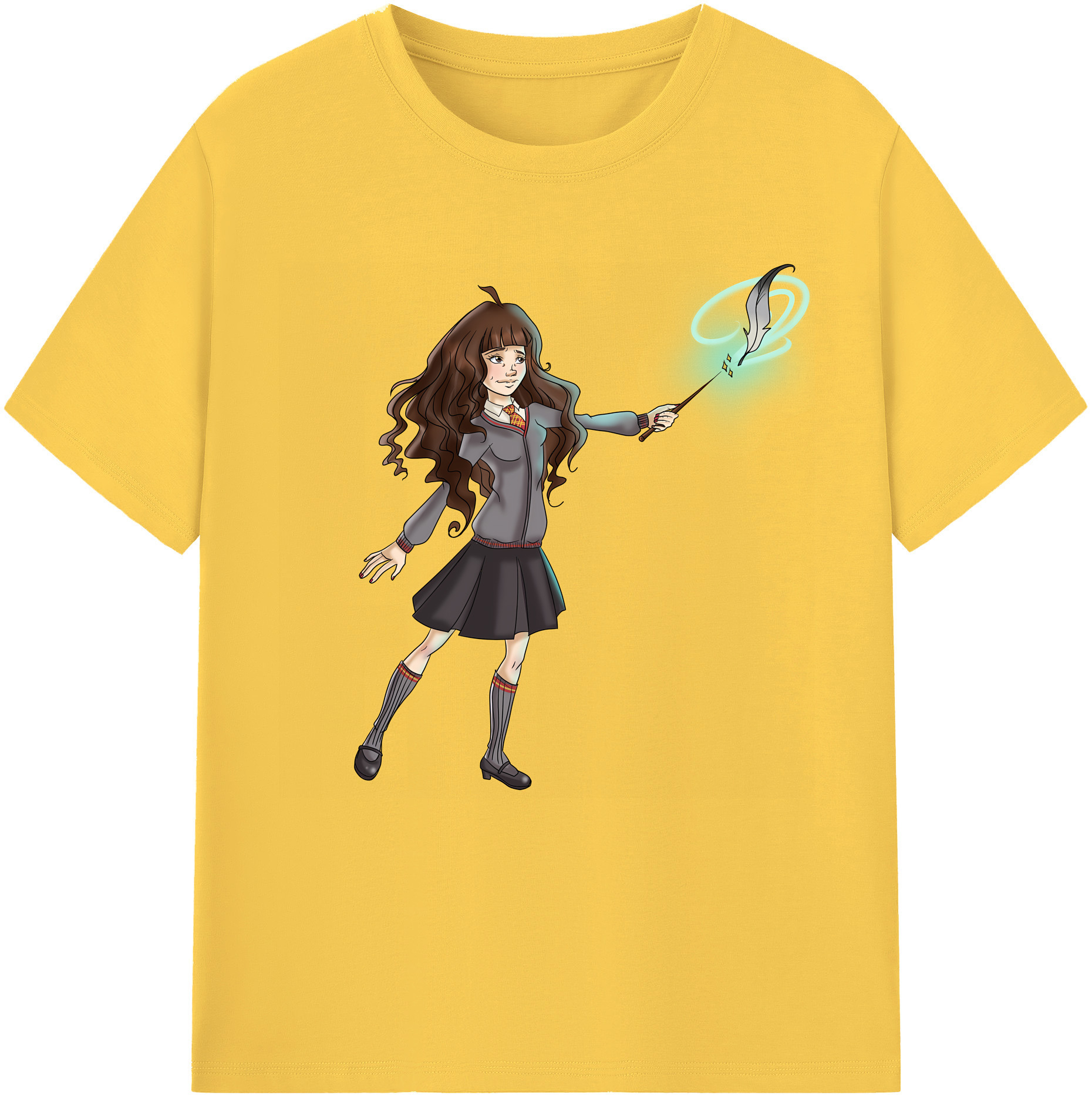 （画像用） Harry Potter ハリー・ポッターシリーズ 綿100％半袖Tシャツ（フロントプリント）