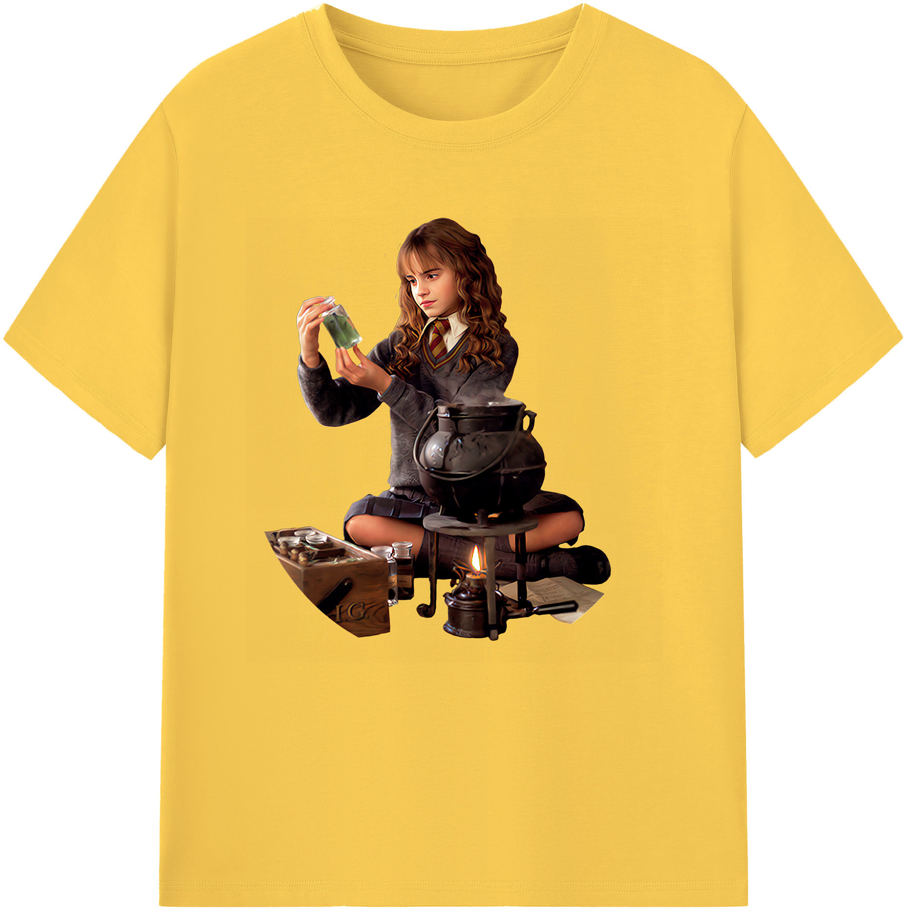 （画像用） Harry Potter ハリー・ポッターシリーズ 綿100％半袖Tシャツ（フロントプリント）