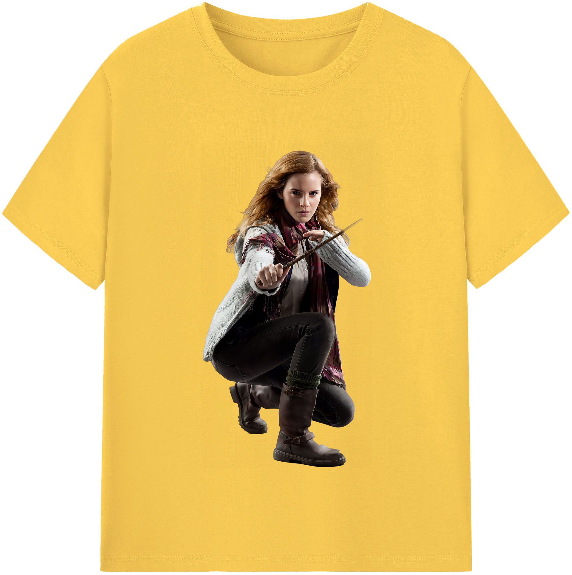（画像用） Harry Potter ハリー・ポッターシリーズ 綿100％半袖Tシャツ（フロントプリント）