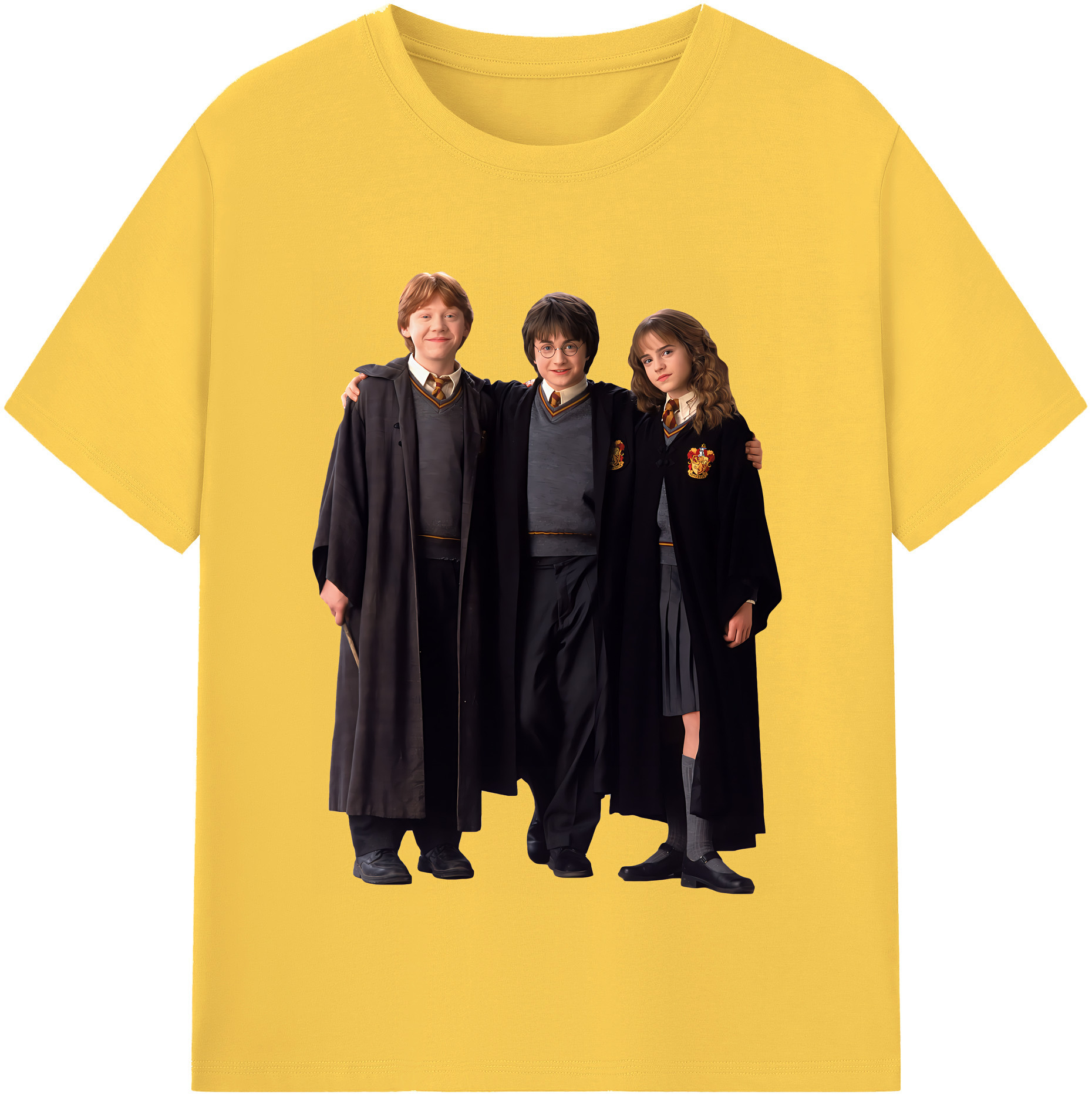 （画像用） Harry Potter ハリー・ポッターシリーズ 綿100％半袖Tシャツ（フロントプリント）