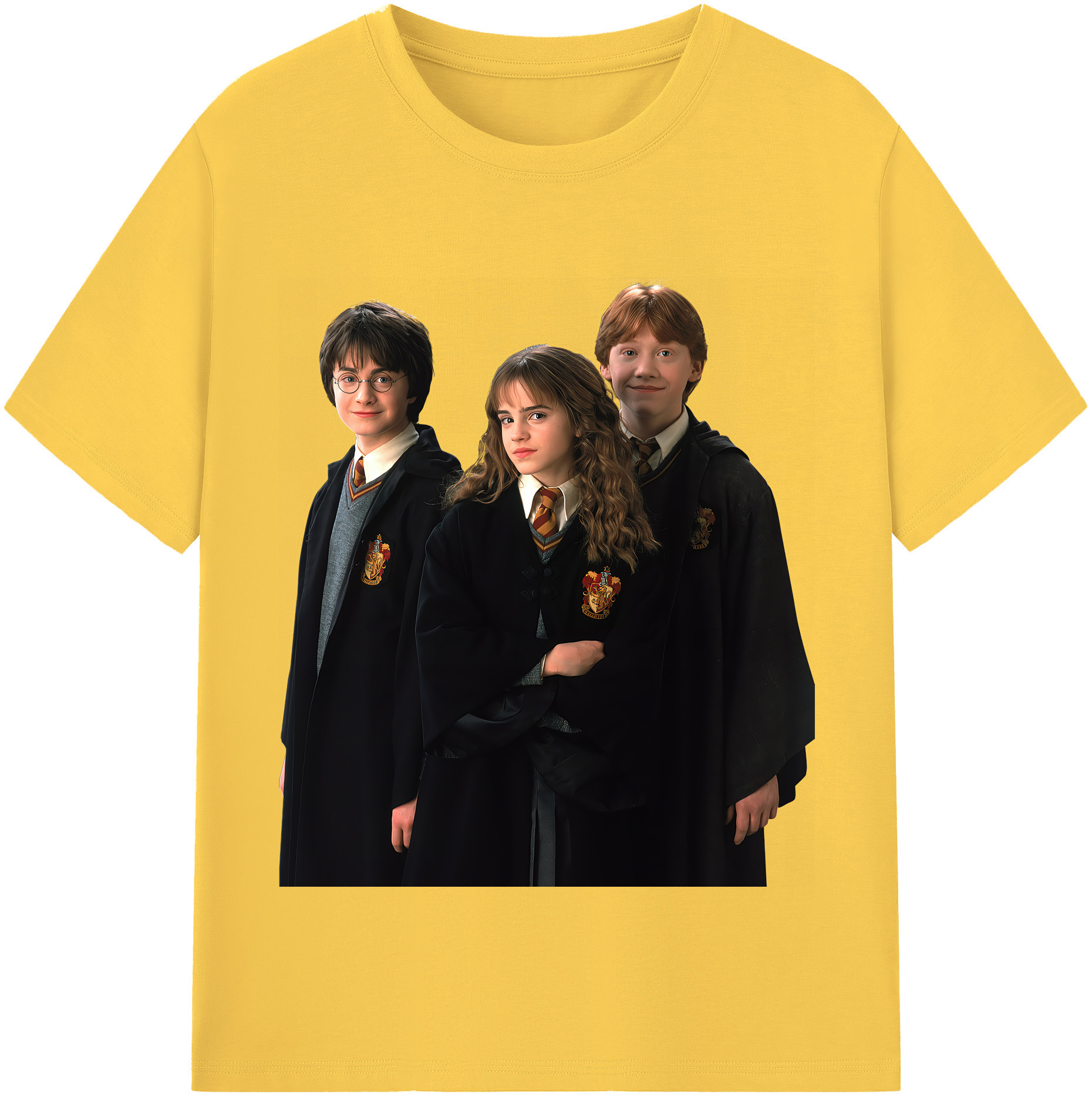 （画像用） Harry Potter ハリー・ポッターシリーズ 綿100％半袖Tシャツ（フロントプリント）