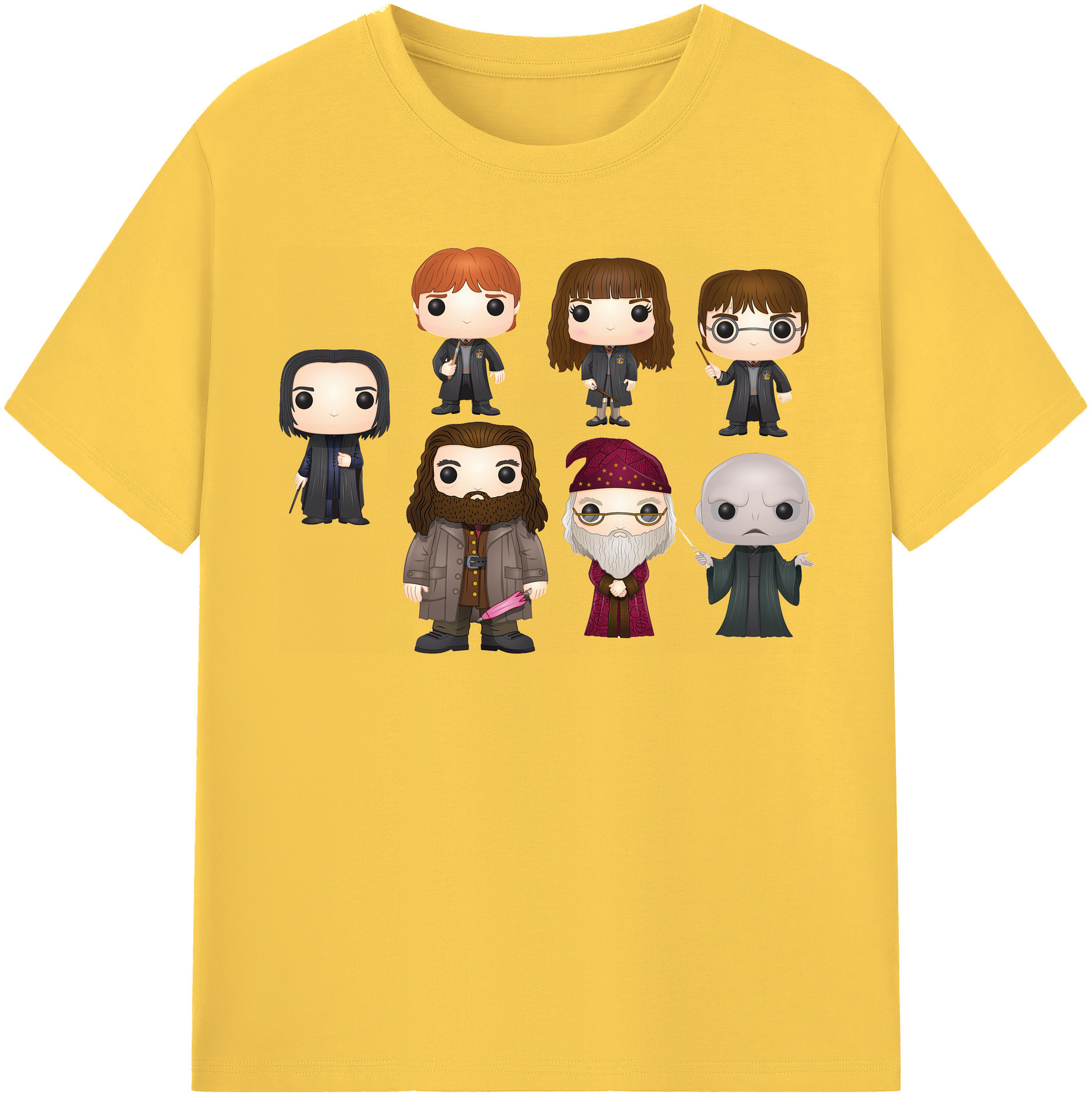 （画像用） Harry Potter ハリー・ポッターシリーズ 綿100％半袖Tシャツ（フロントプリント）