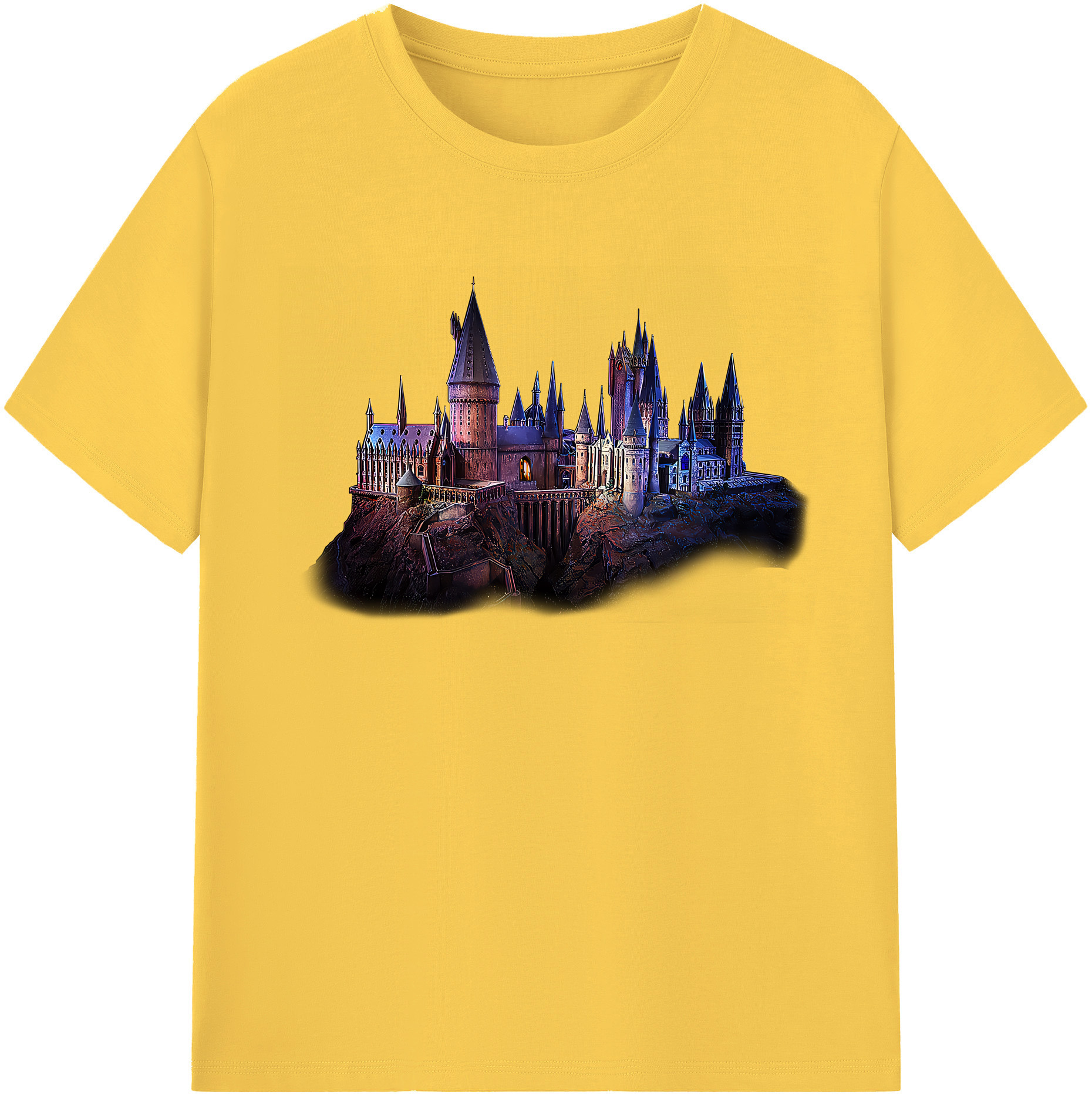 （画像用） Harry Potter ハリー・ポッターシリーズ 綿100％半袖Tシャツ（フロントプリント）