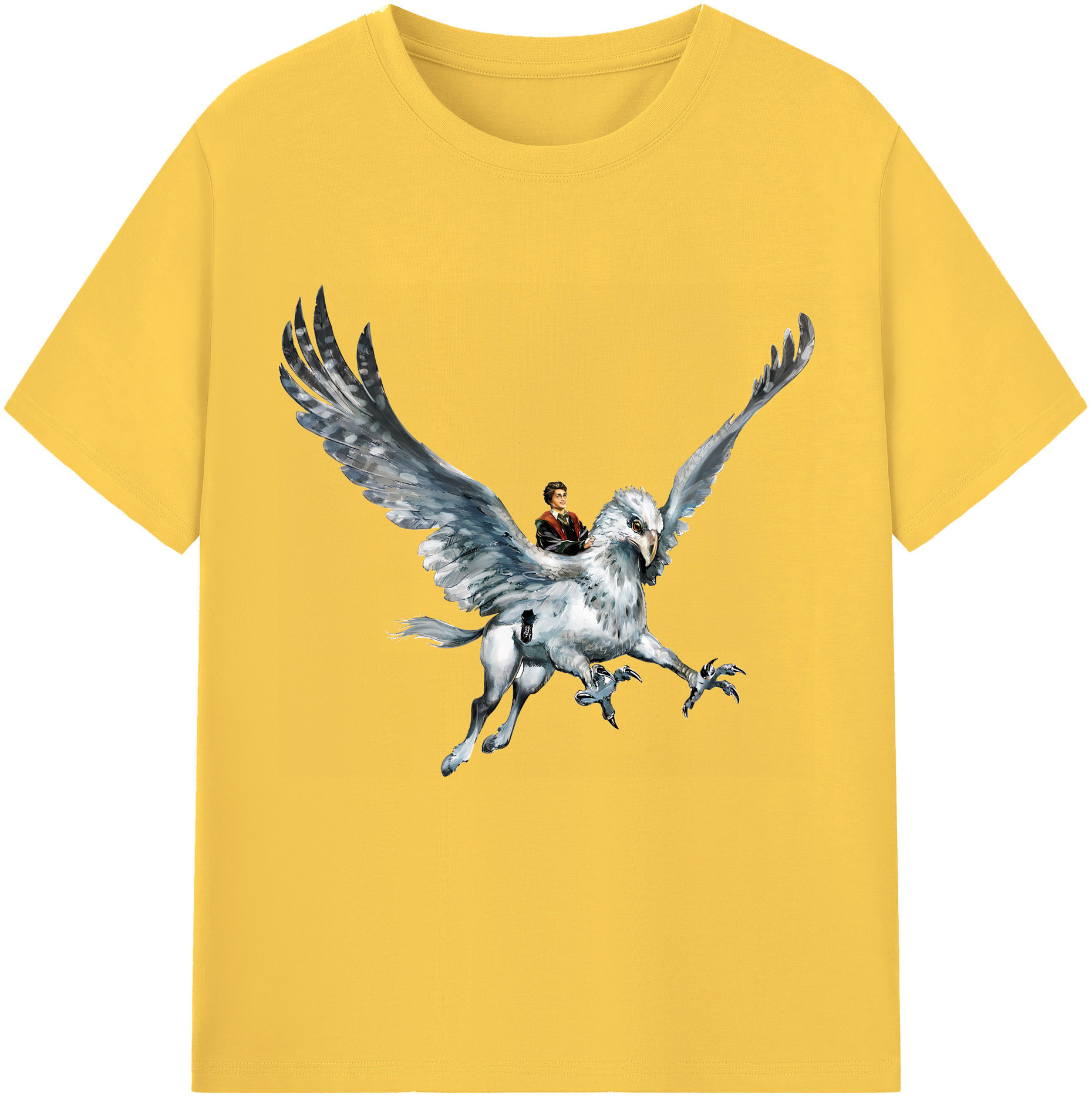 （画像用） Harry Potter ハリー・ポッターシリーズ 綿100％半袖Tシャツ（フロントプリント）