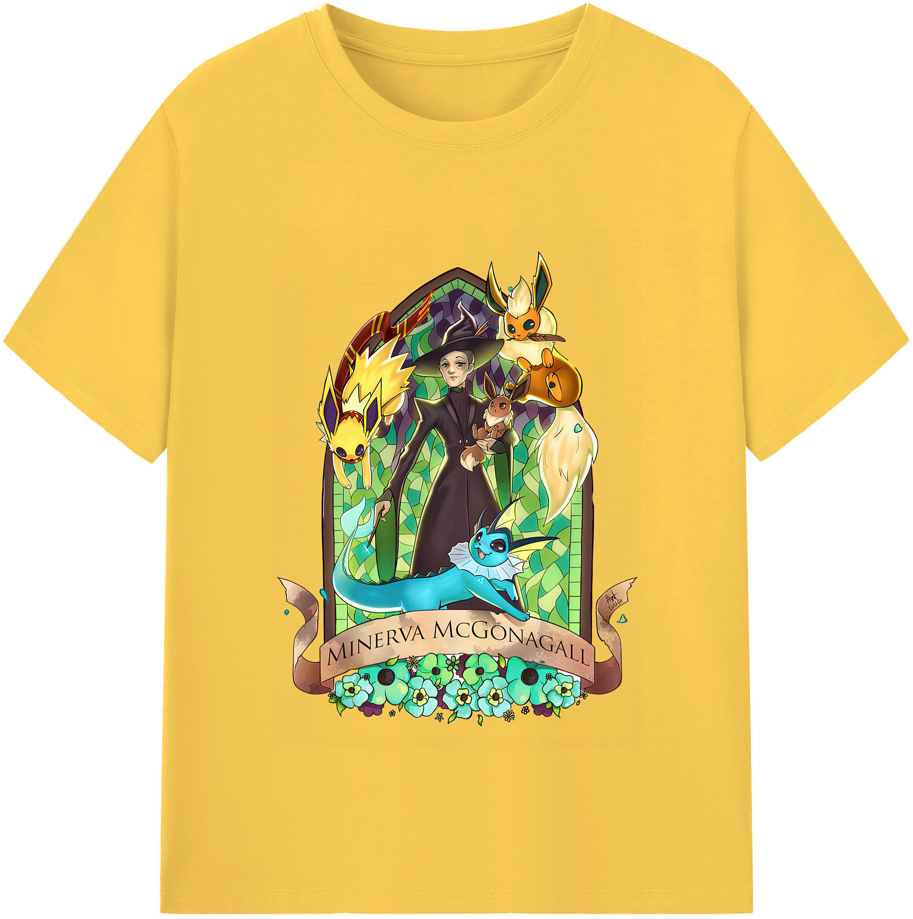 （画像用） Harry Potter ハリー・ポッターシリーズ 綿100％半袖Tシャツ（フロントプリント）