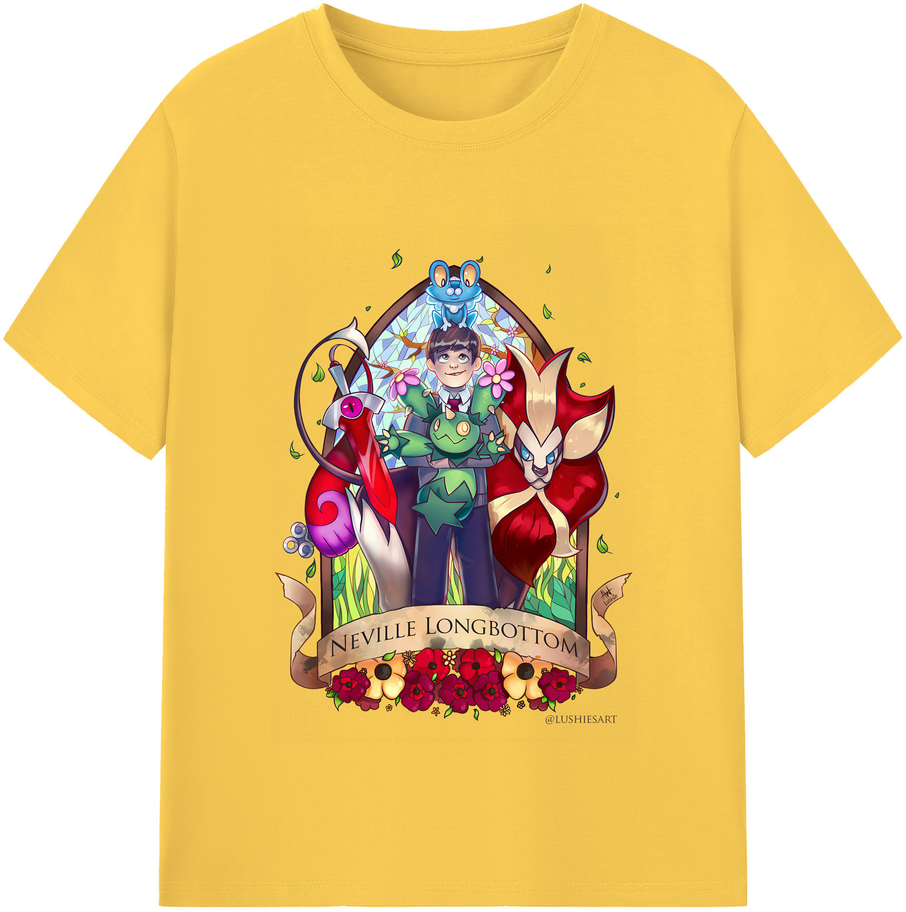 （画像用） Harry Potter ハリー・ポッターシリーズ 綿100％半袖Tシャツ（フロントプリント）