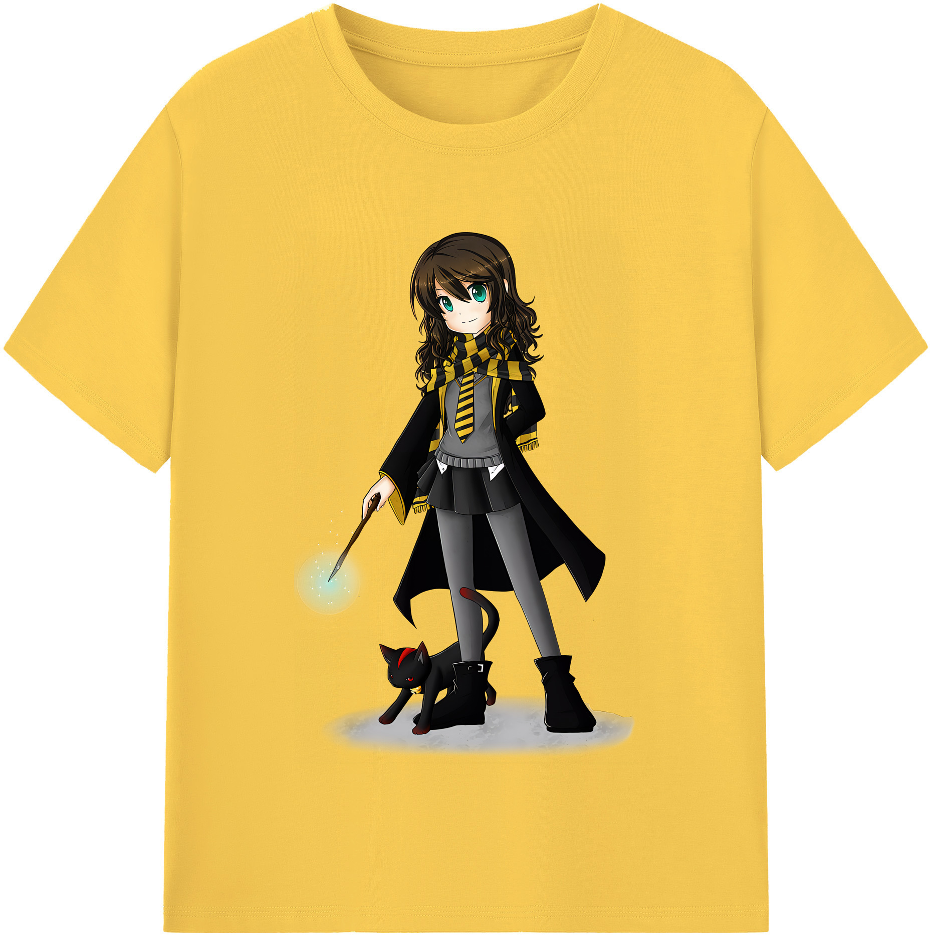 （画像用） Harry Potter ハリー・ポッターシリーズ 綿100％半袖Tシャツ（フロントプリント）