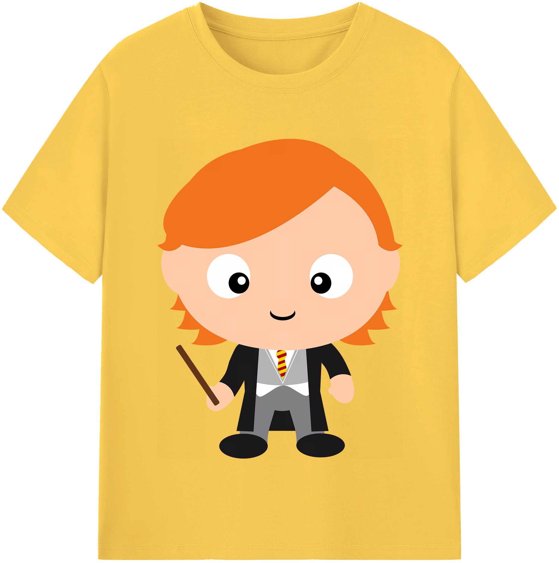 （画像用） Harry Potter ハリー・ポッターシリーズ 綿100％半袖Tシャツ（フロントプリント）