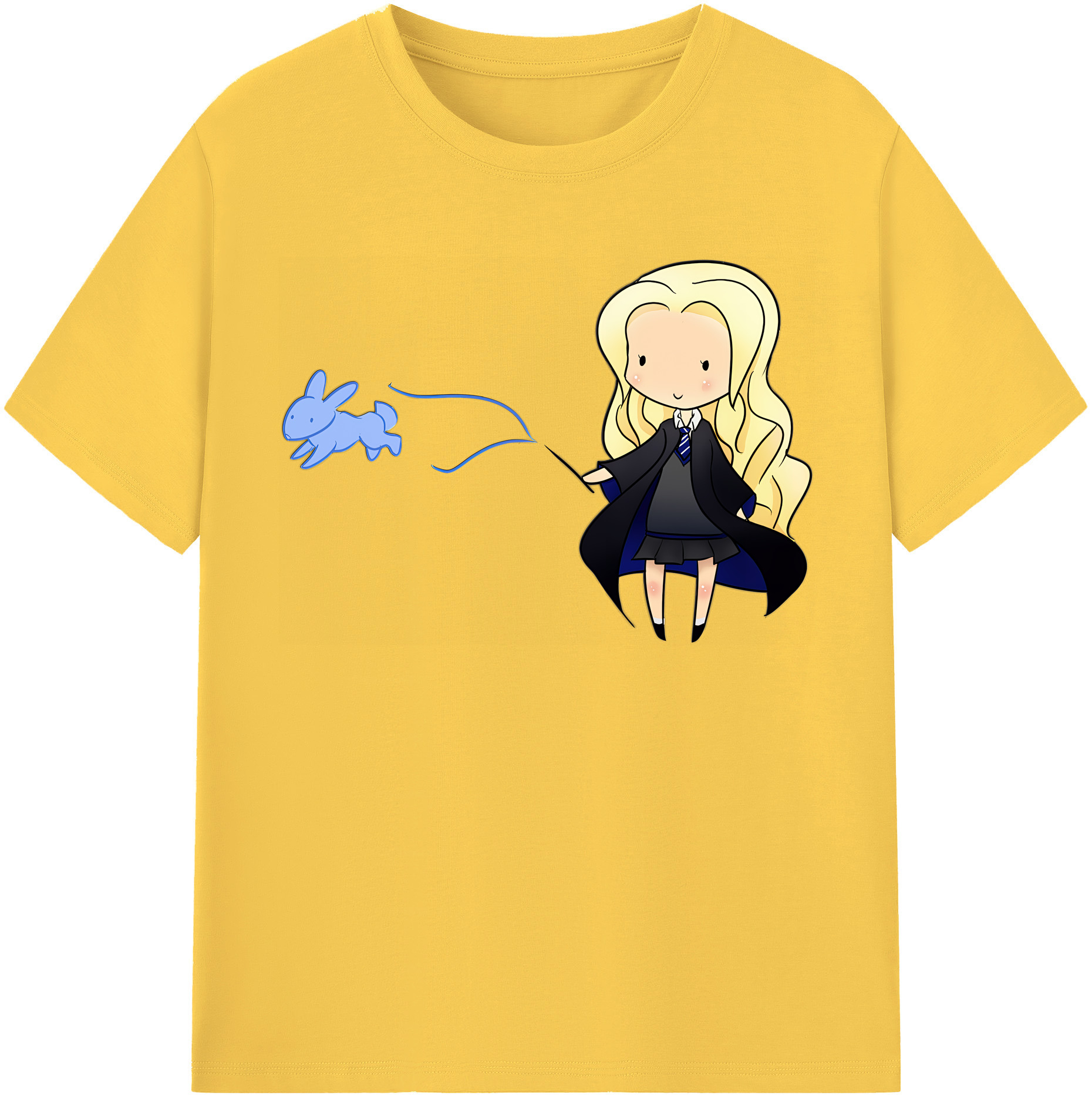 （画像用） Harry Potter ハリー・ポッターシリーズ 綿100％半袖Tシャツ（フロントプリント）