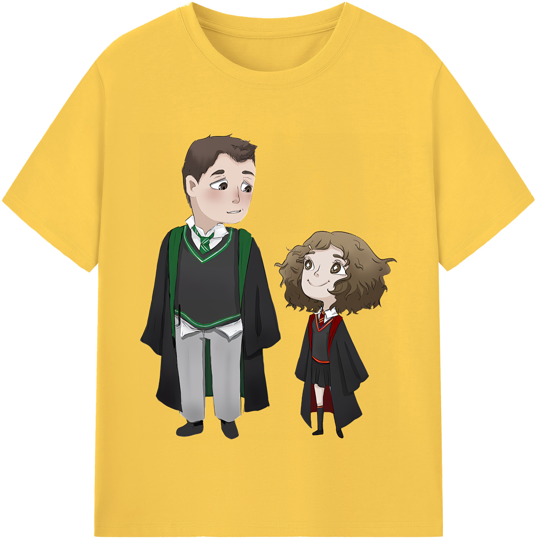 （画像用） Harry Potter ハリー・ポッターシリーズ 綿100％半袖Tシャツ（フロントプリント）