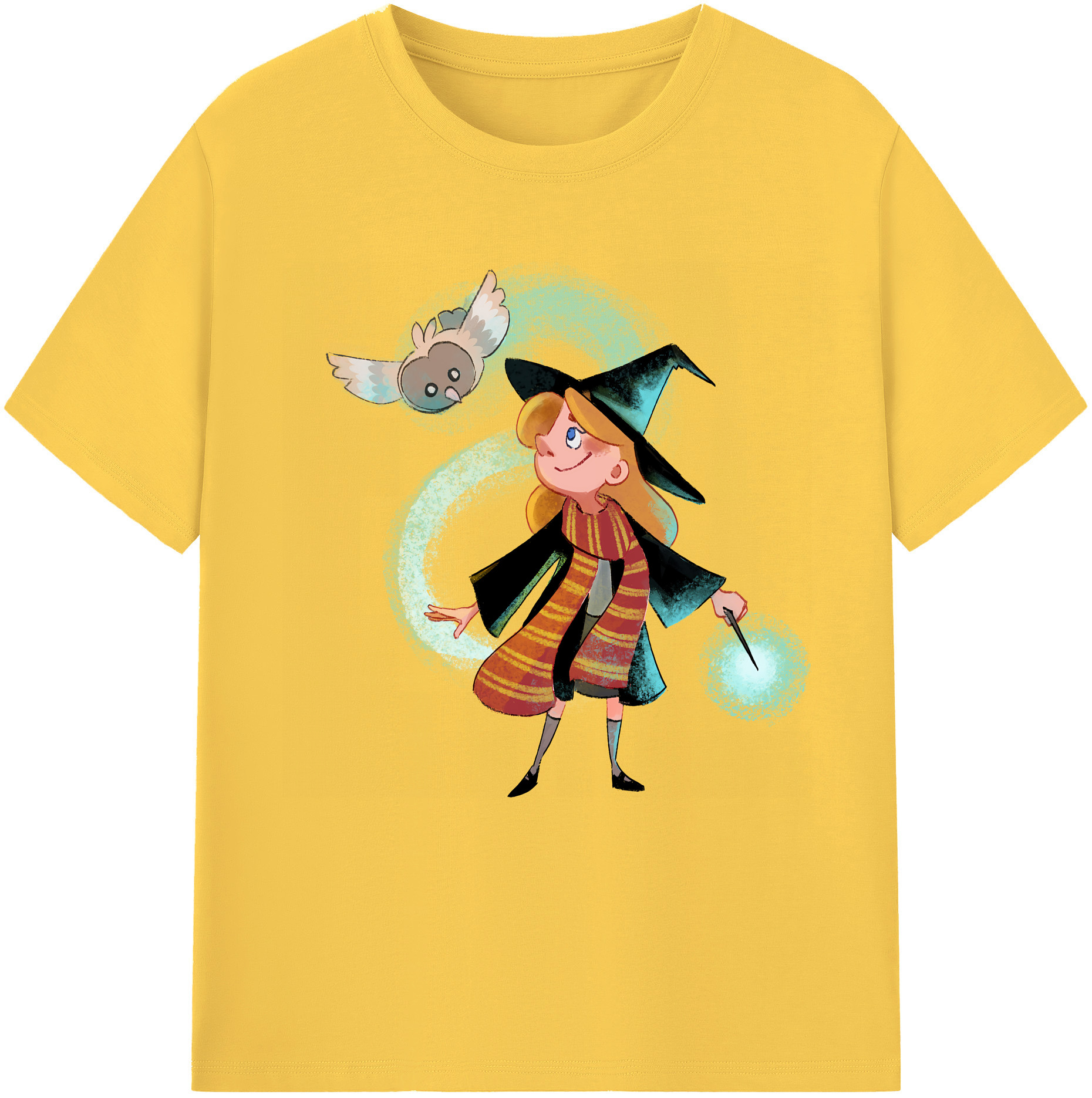 （画像用） Harry Potter ハリー・ポッターシリーズ 綿100％半袖Tシャツ（フロントプリント）