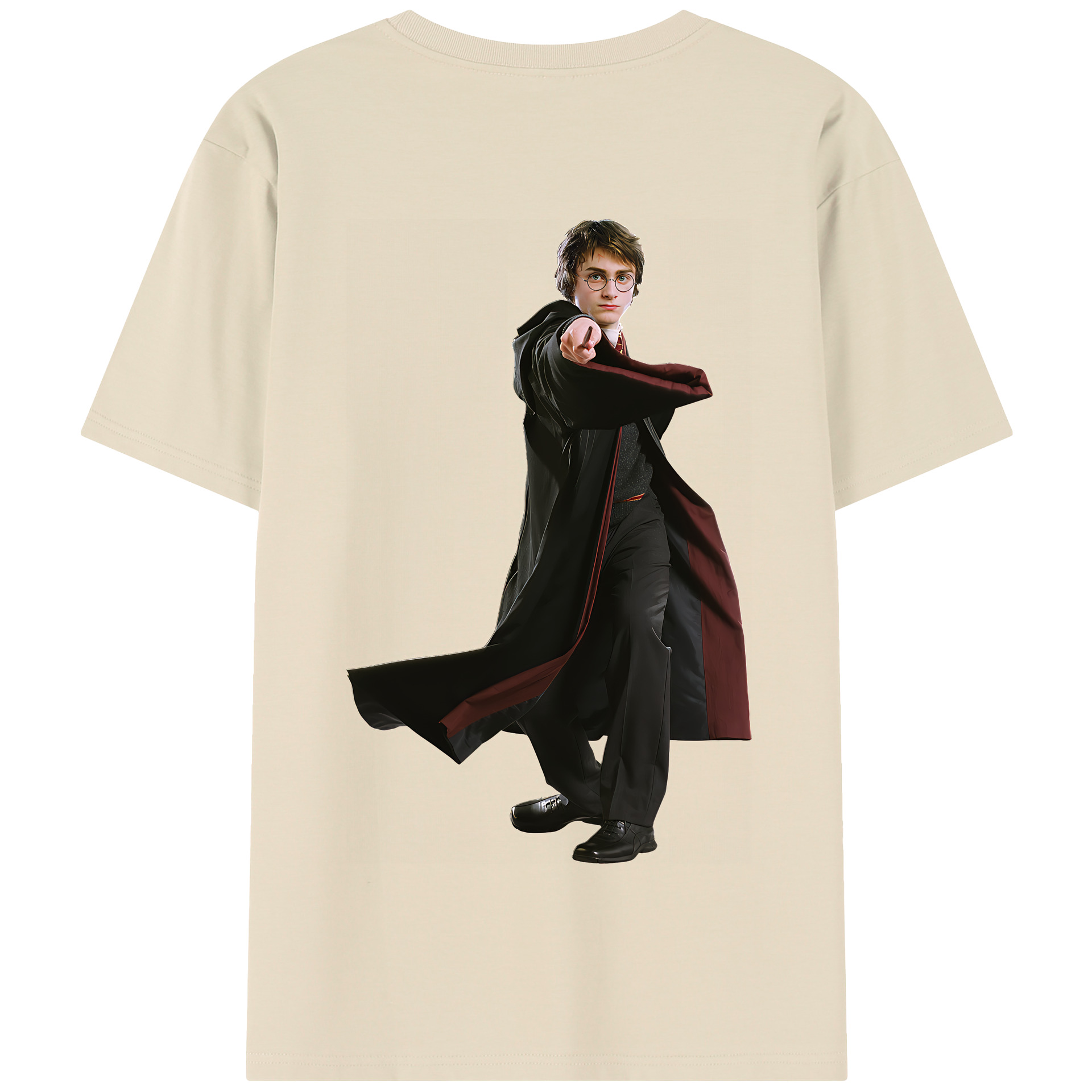 （画像用） Harry Potter ハリー・ポッターシリーズ 綿100％半袖Tシャツ（背面プリント）