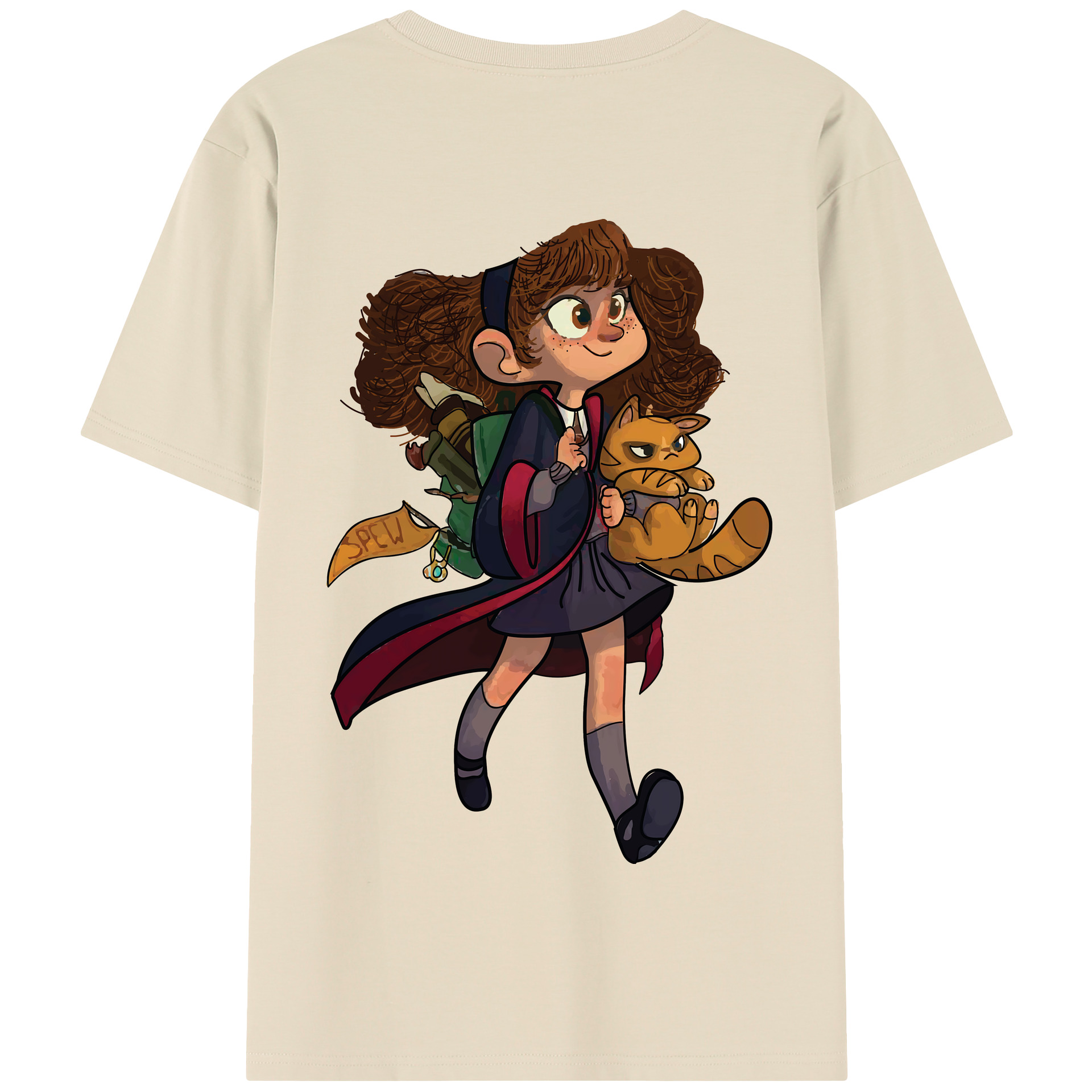 （画像用） Harry Potter ハリー・ポッターシリーズ 綿100％半袖Tシャツ（背面プリント）