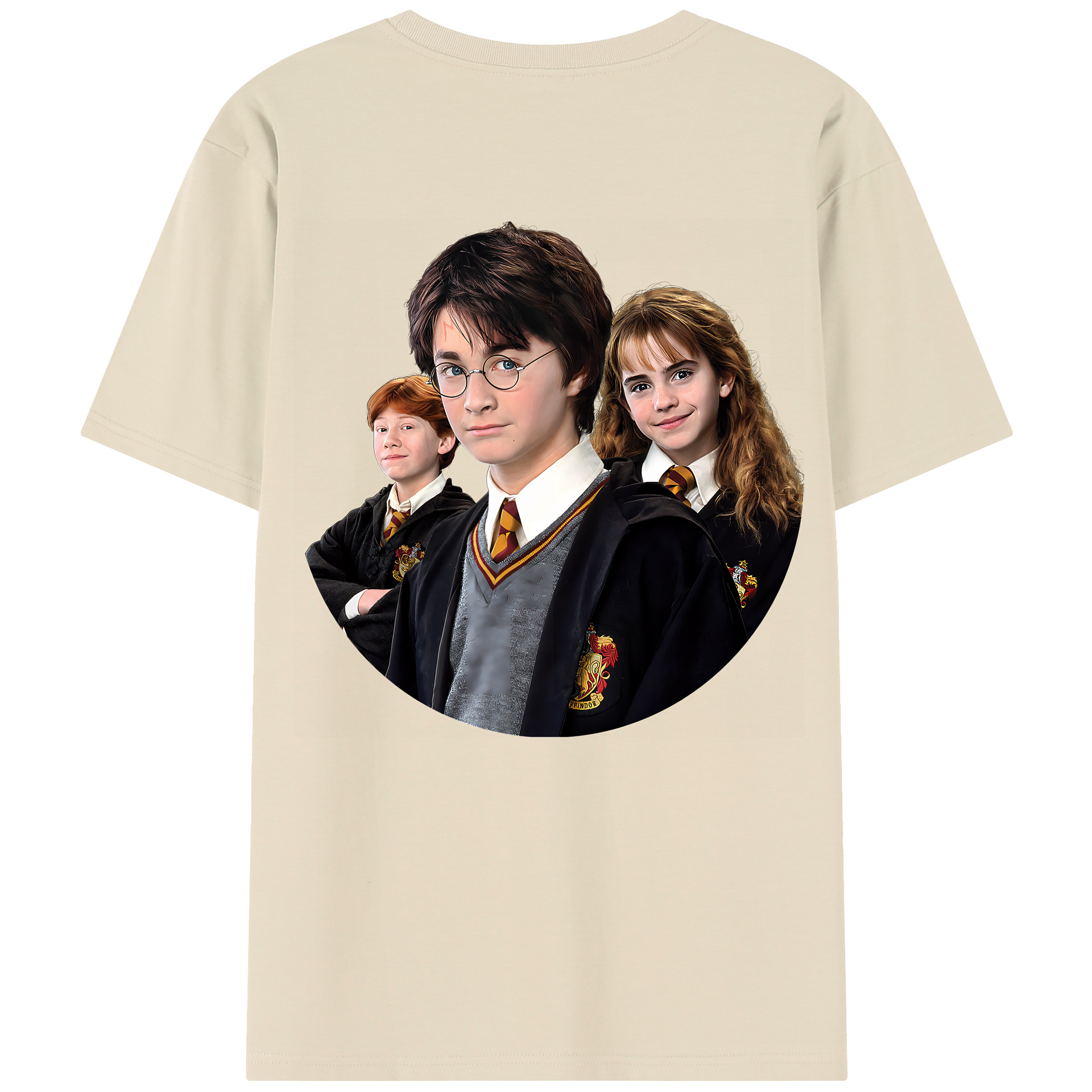 （画像用） Harry Potter ハリー・ポッターシリーズ 綿100％半袖Tシャツ（背面プリント）