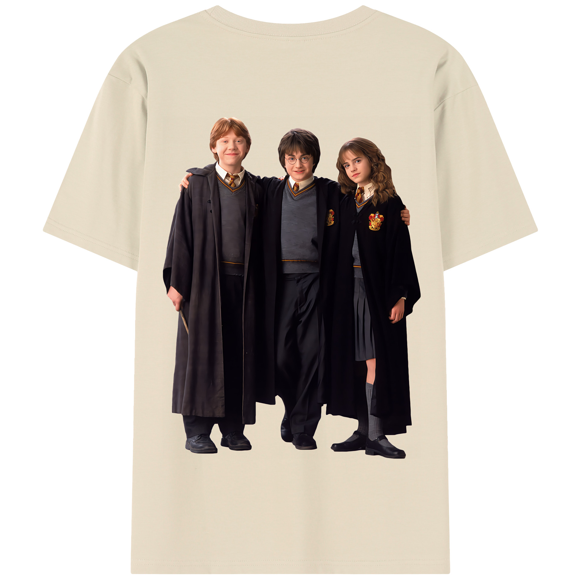 （画像用） Harry Potter ハリー・ポッターシリーズ 綿100％半袖Tシャツ（背面プリント）