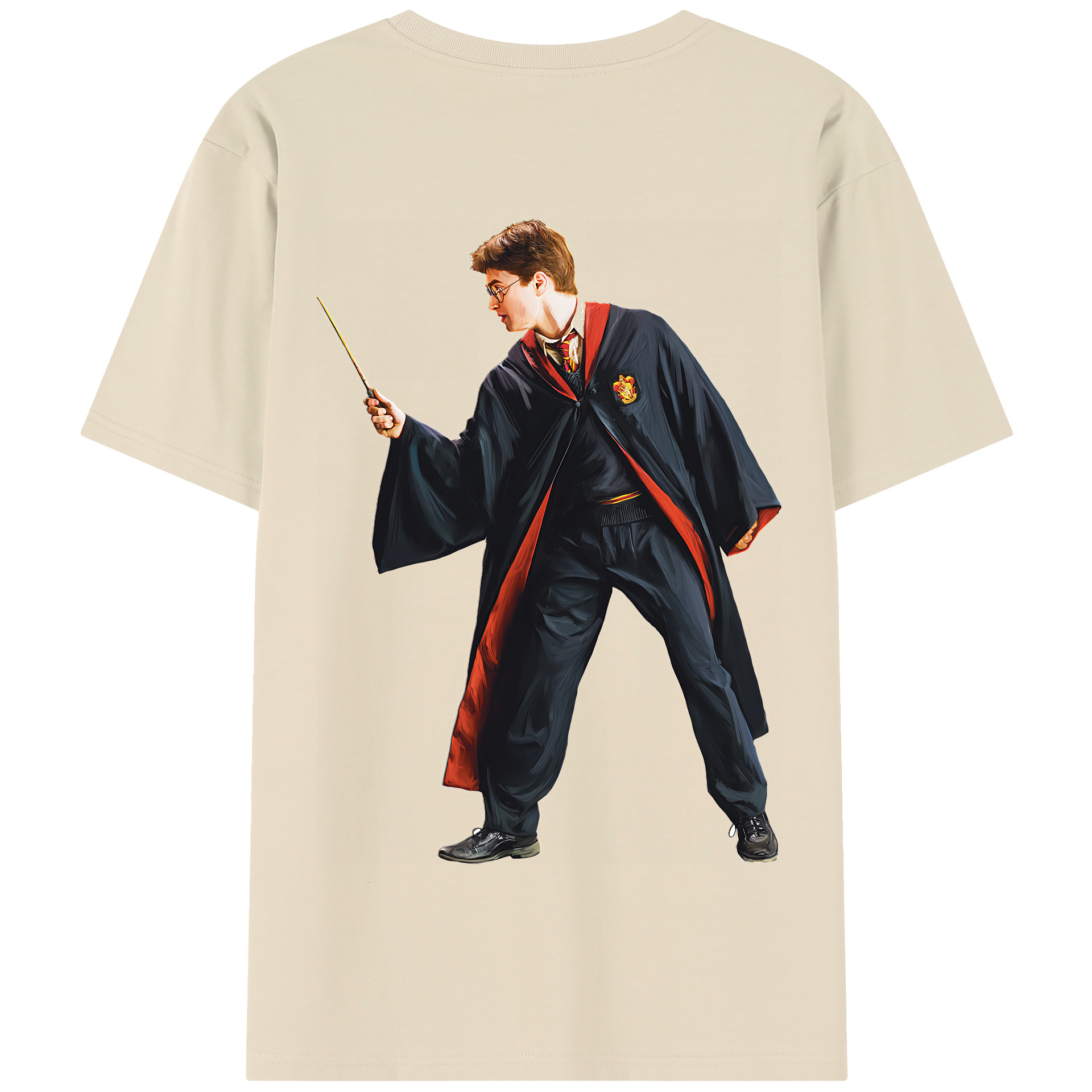 （画像用） Harry Potter ハリー・ポッターシリーズ 綿100％半袖Tシャツ（背面プリント）