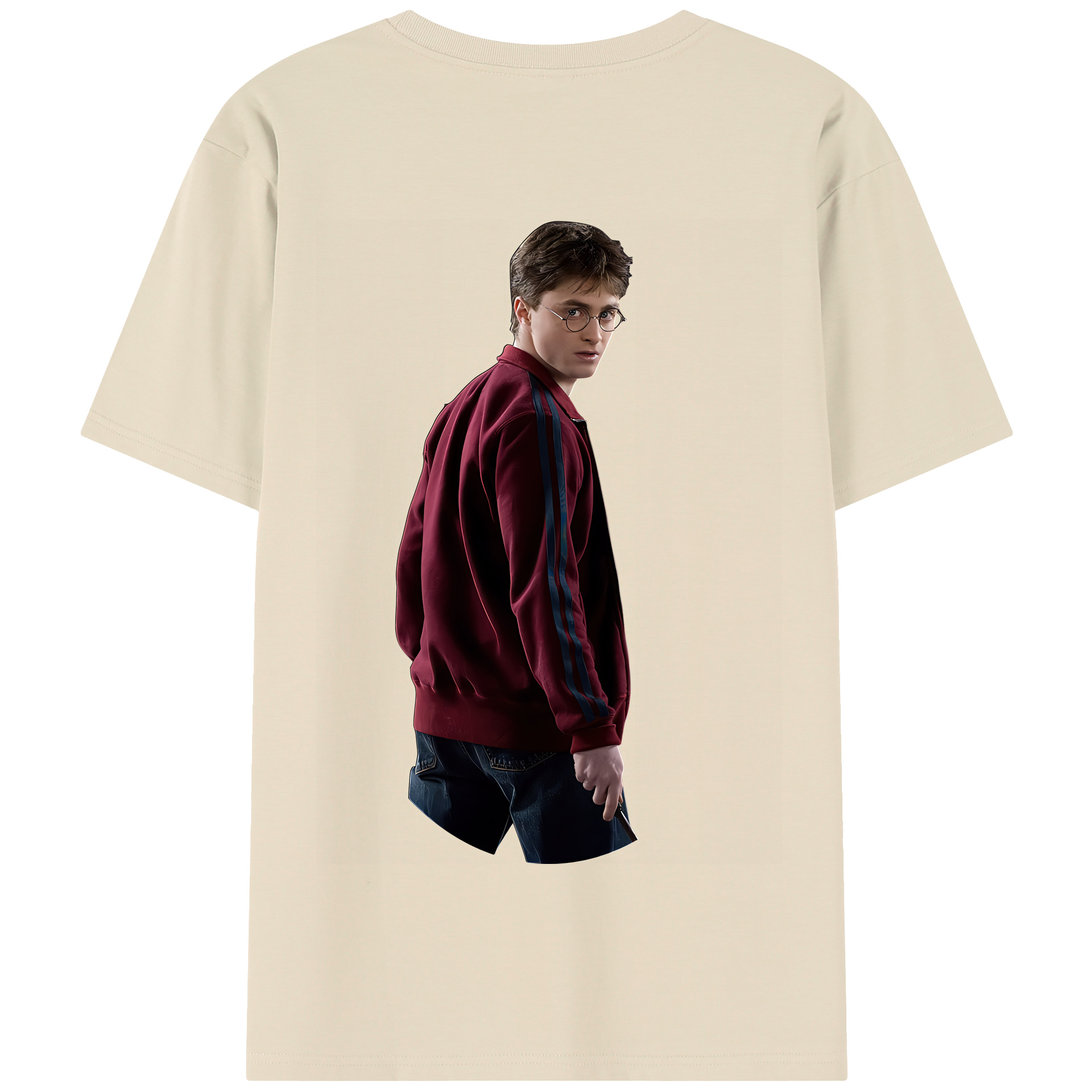 （画像用） Harry Potter ハリー・ポッターシリーズ 綿100％半袖Tシャツ（背面プリント）